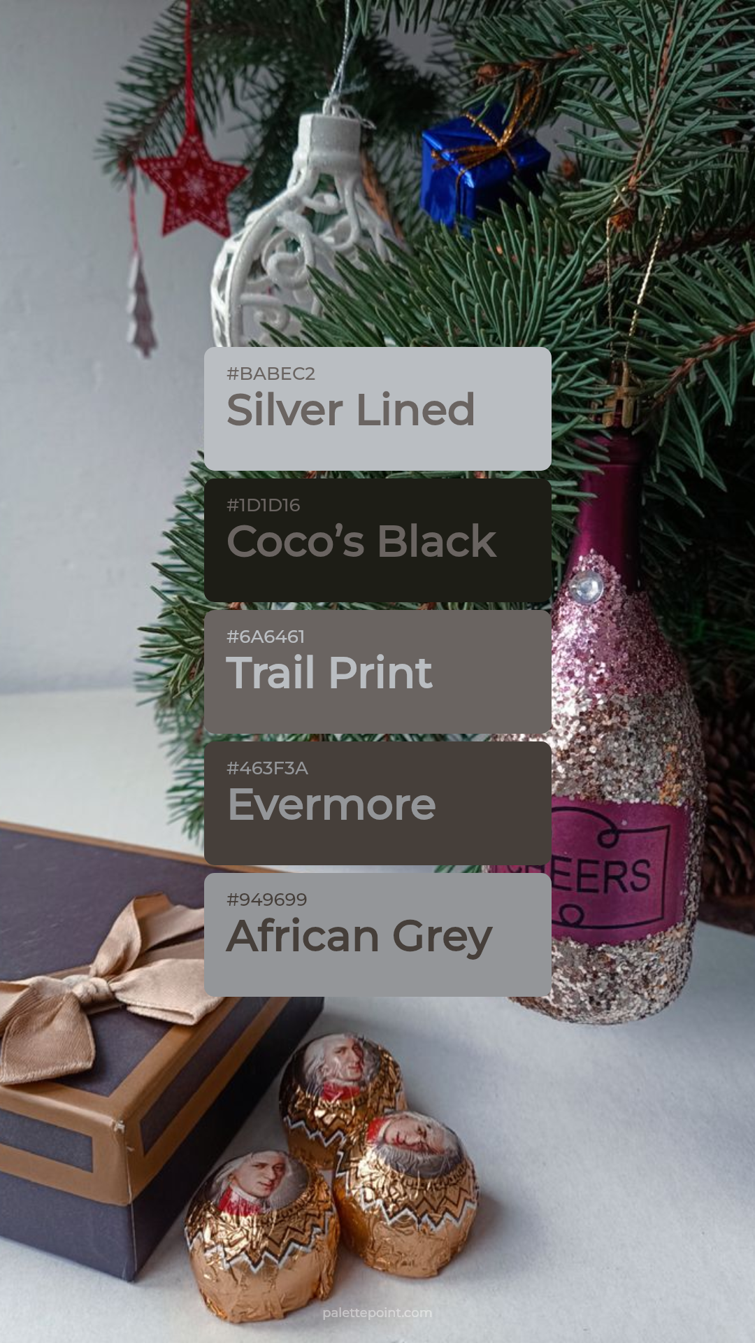 Silver Lined Mood palette card
