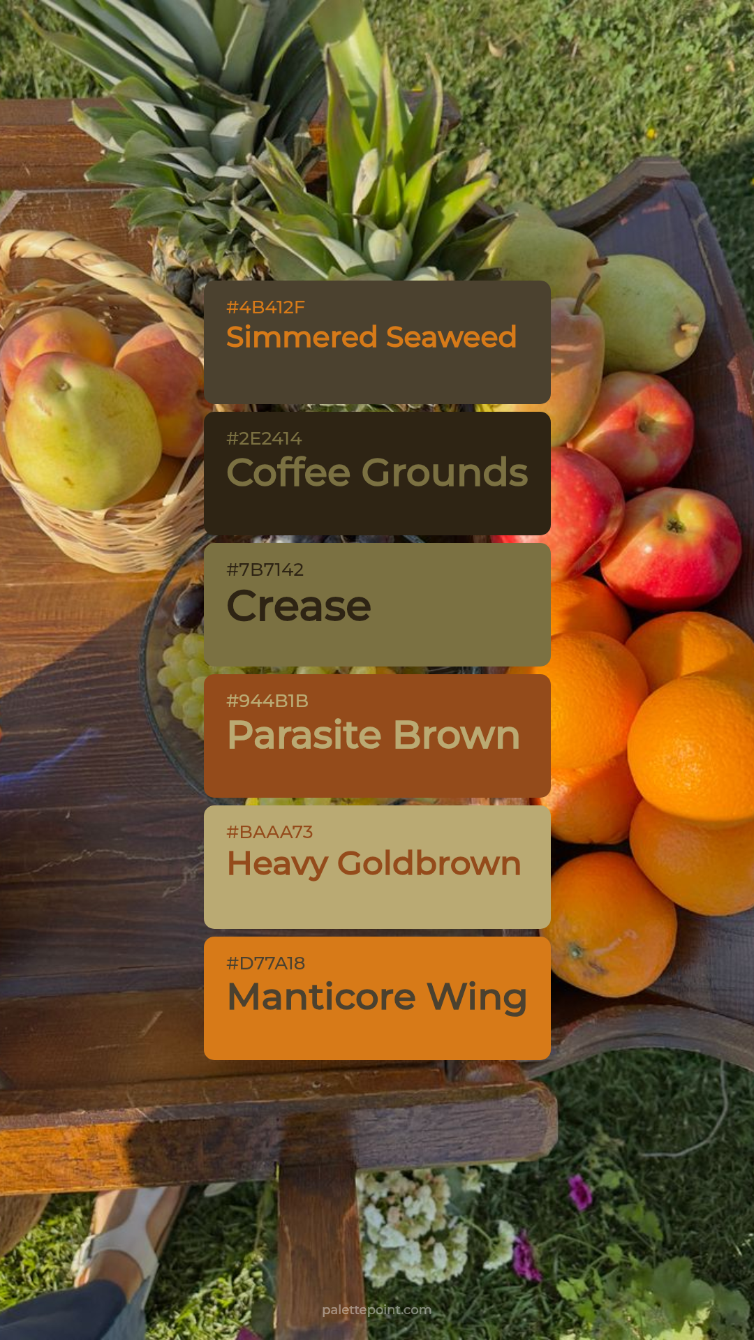 Rich Simmered Seaweed Blend palette card
