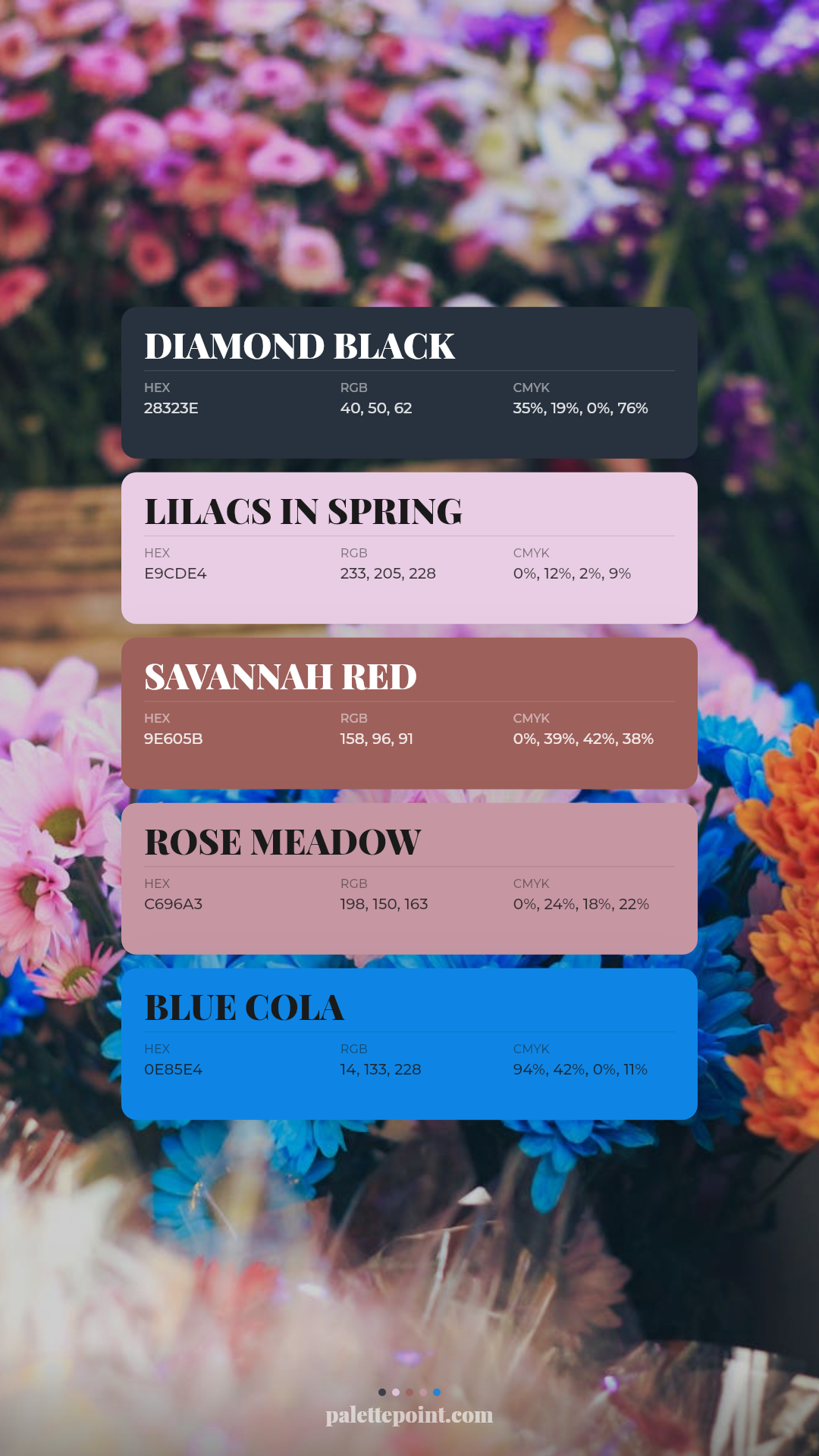 Diamond Black Mood card