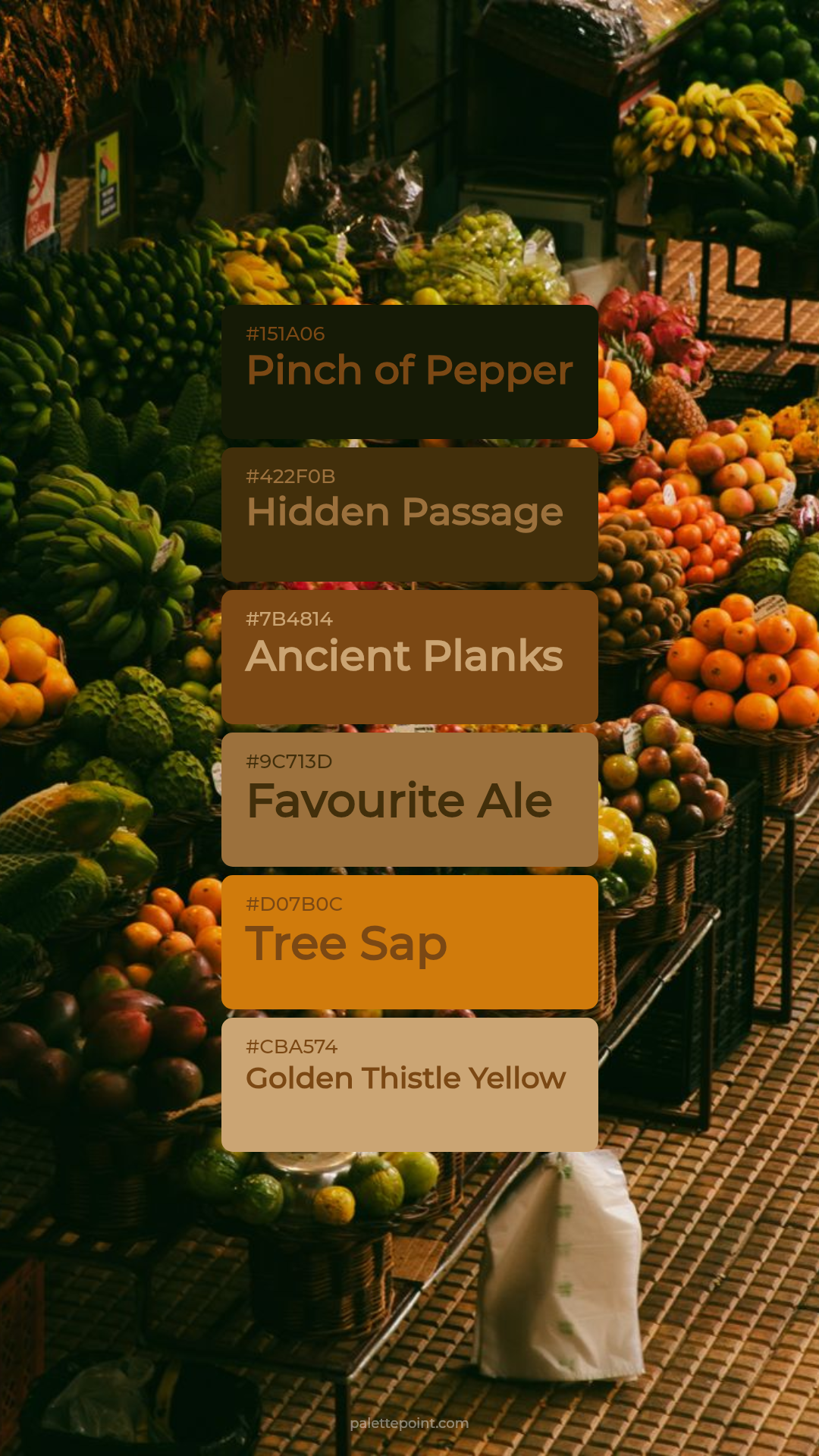 Pinch of Pepper Spectrum palette card
