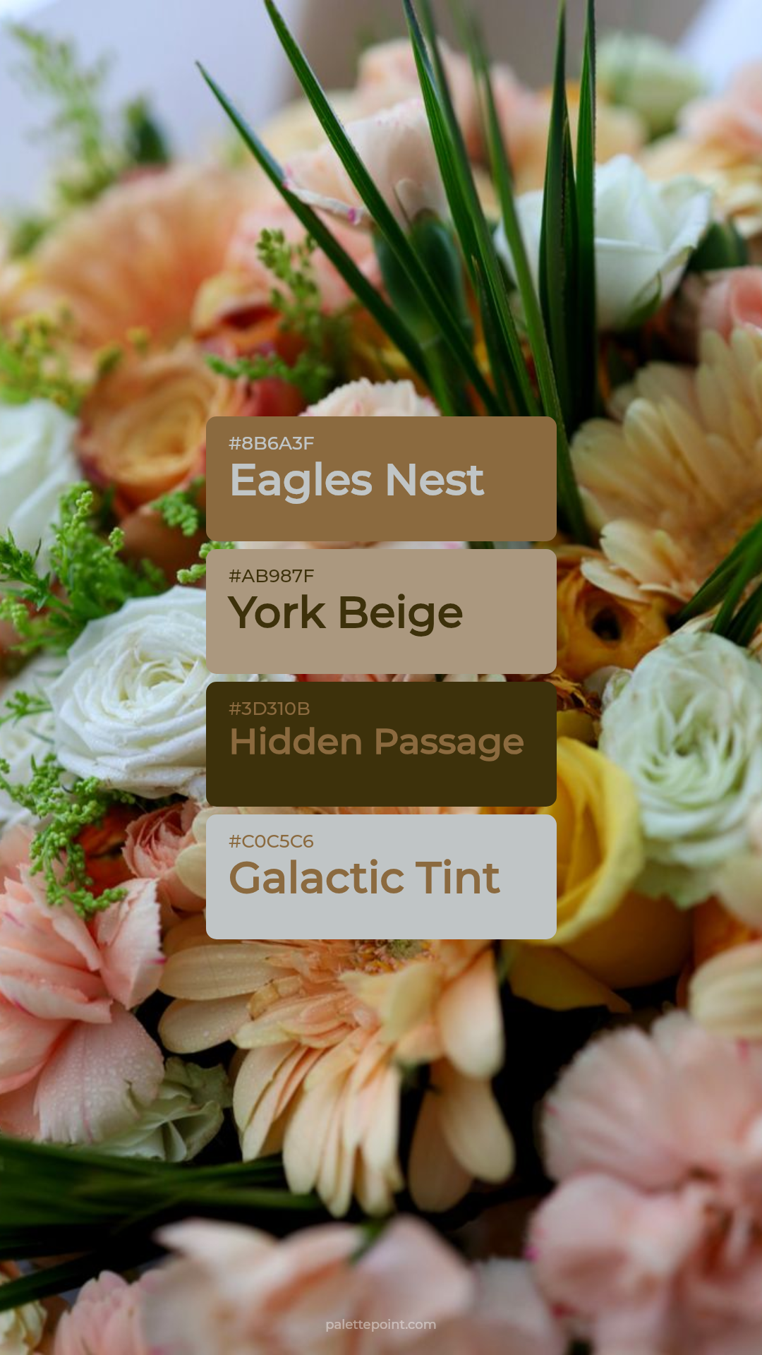 Warm Eagles Nest Canvas palette card
