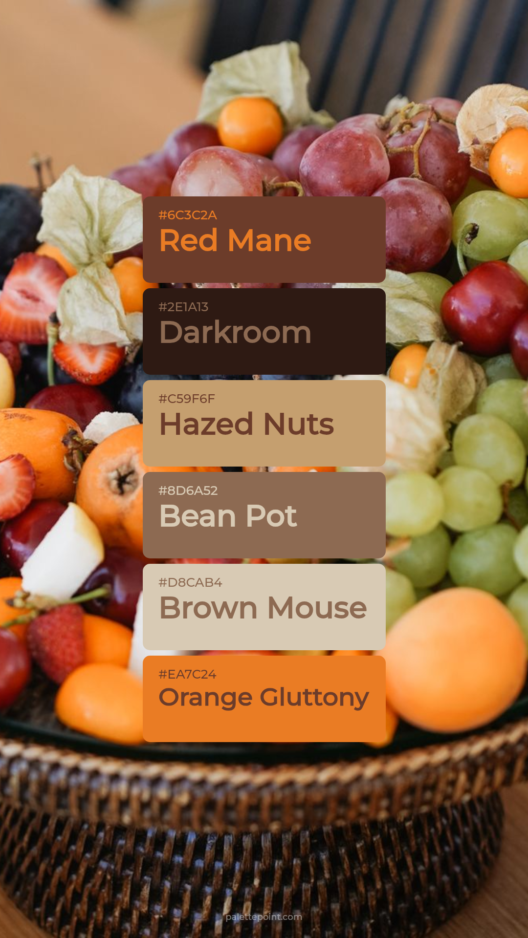 Subtle Tones palette card