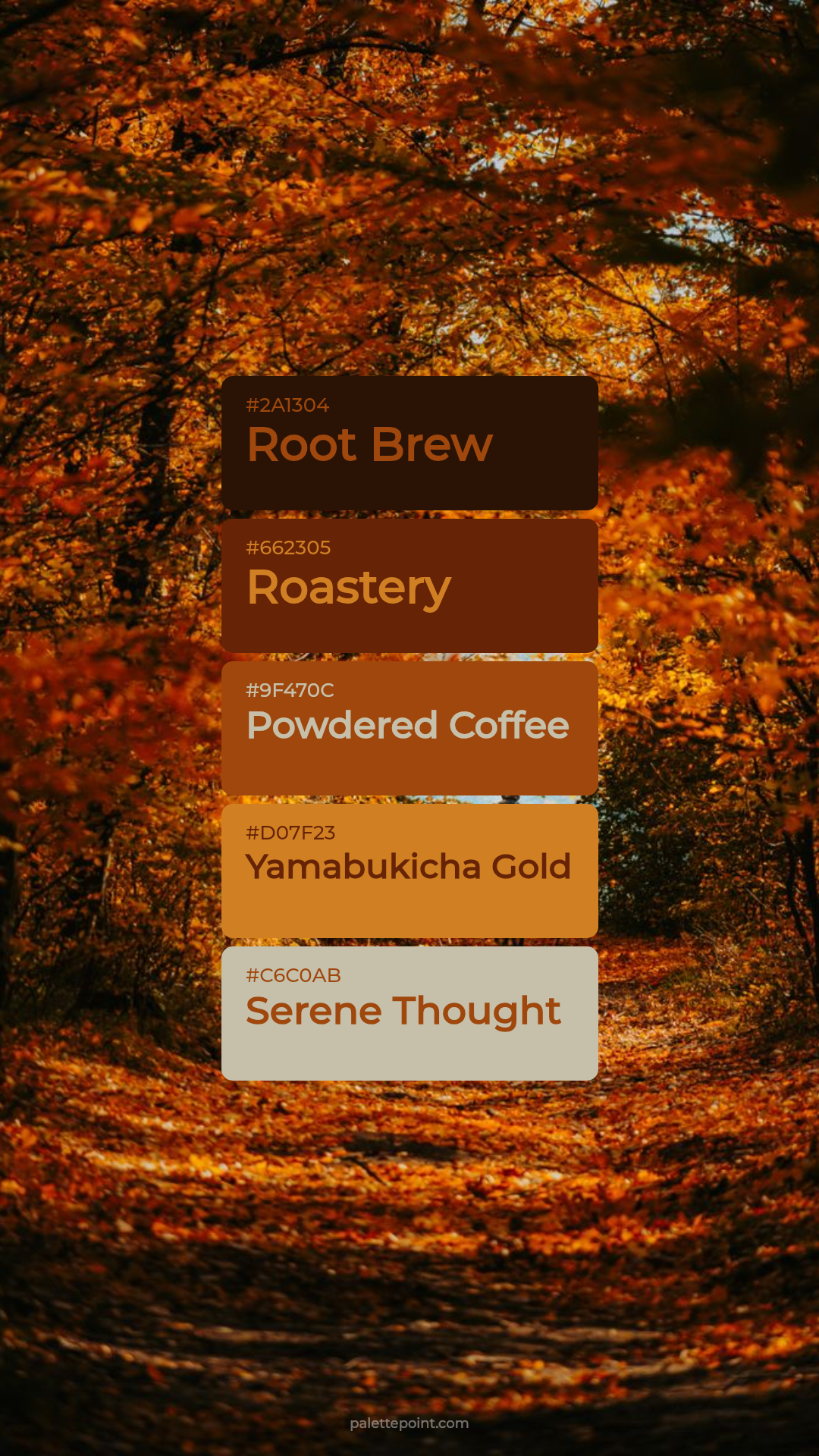 Vibrant Root Brew Spectrum palette card