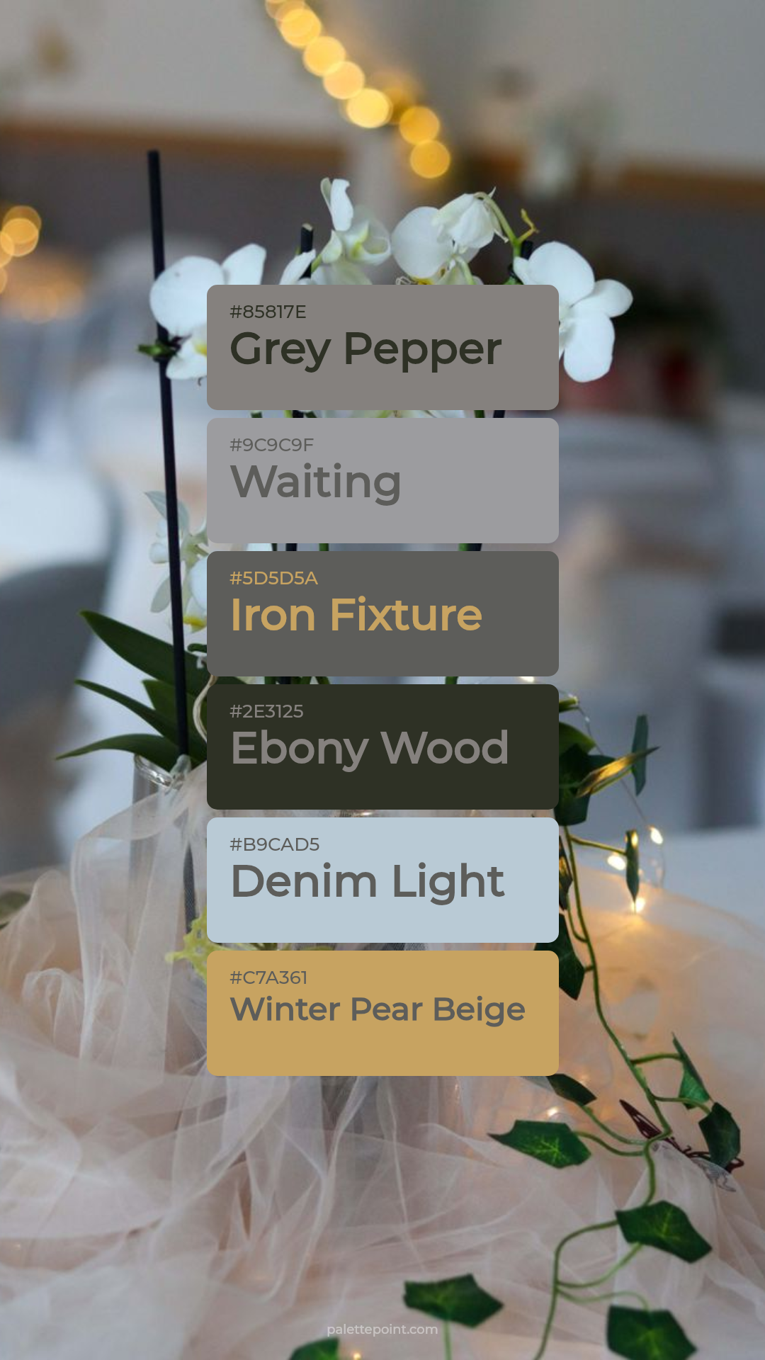 Grey Pepper Blend palette card