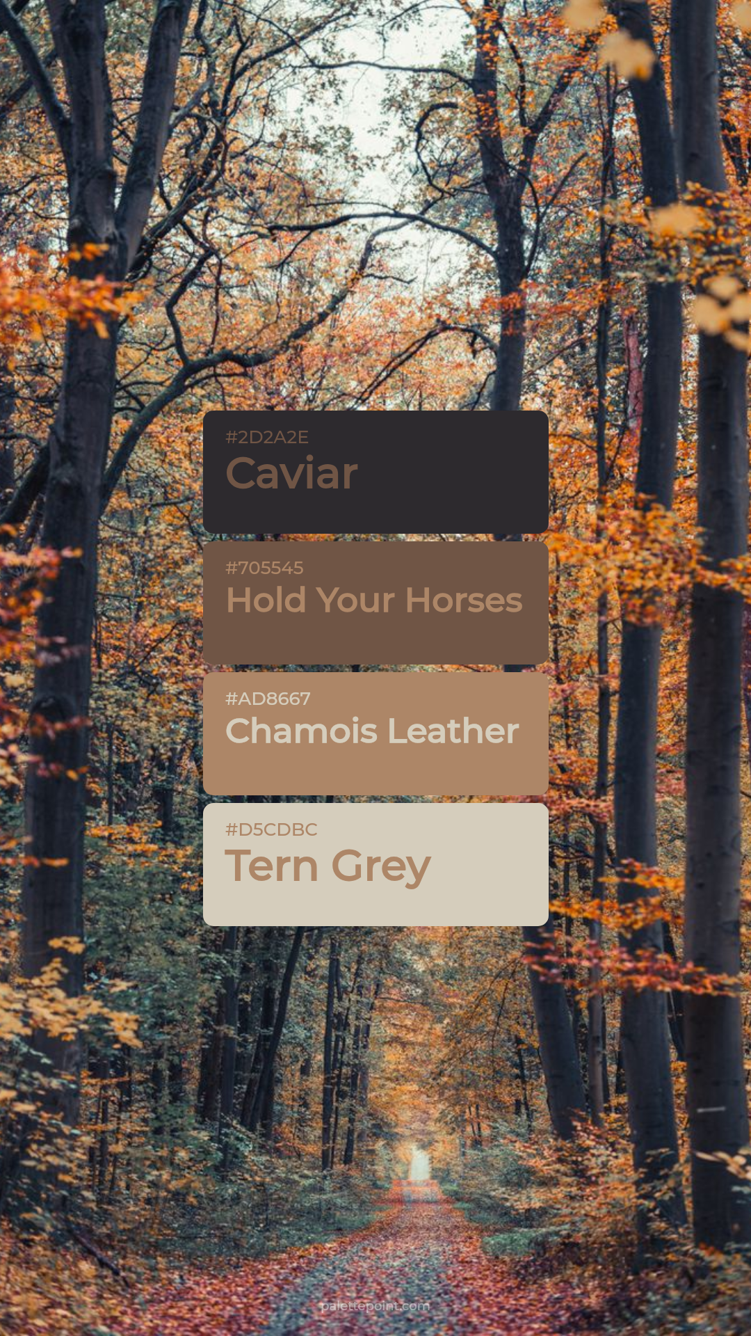 Caviar Tones palette card