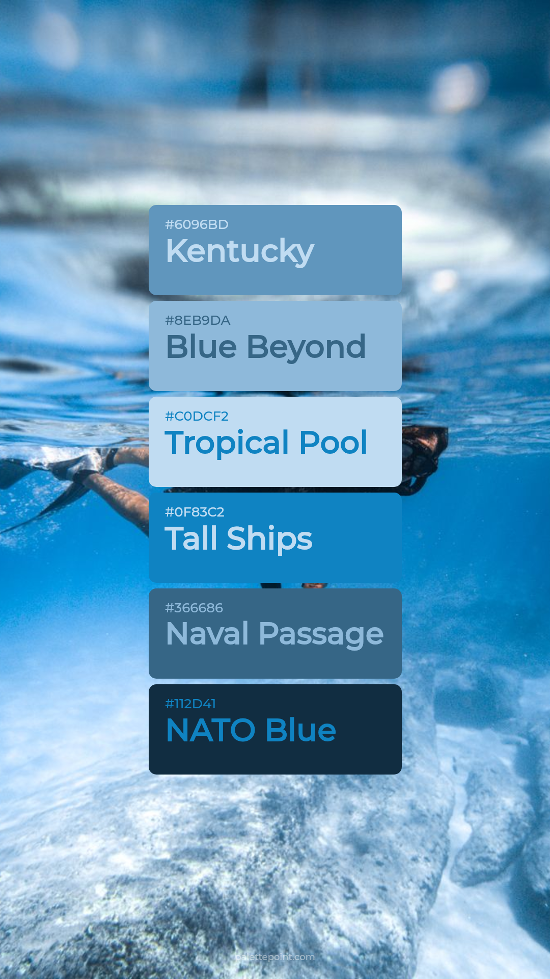Kentucky & Blue Beyond palette card