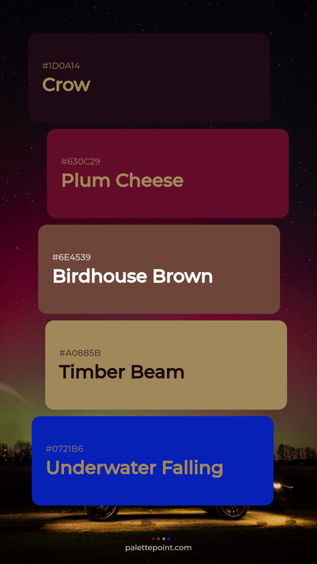 Crow Composition palette card