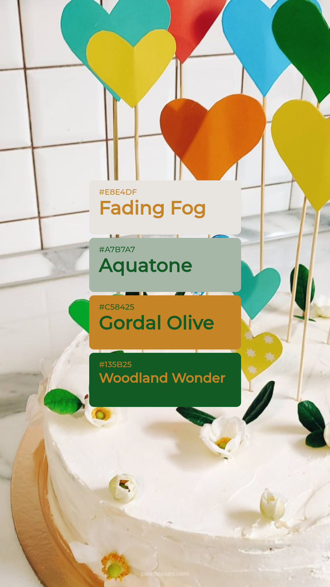 Tranquil Fading Fog Medley palette card