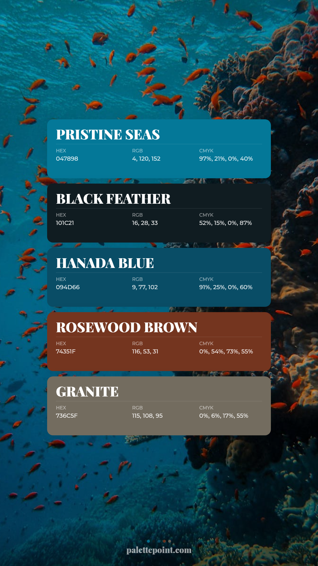 Pristine Seas Composition card