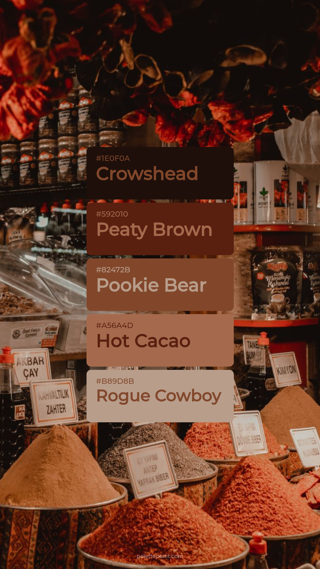 Crowshead Hues palette card