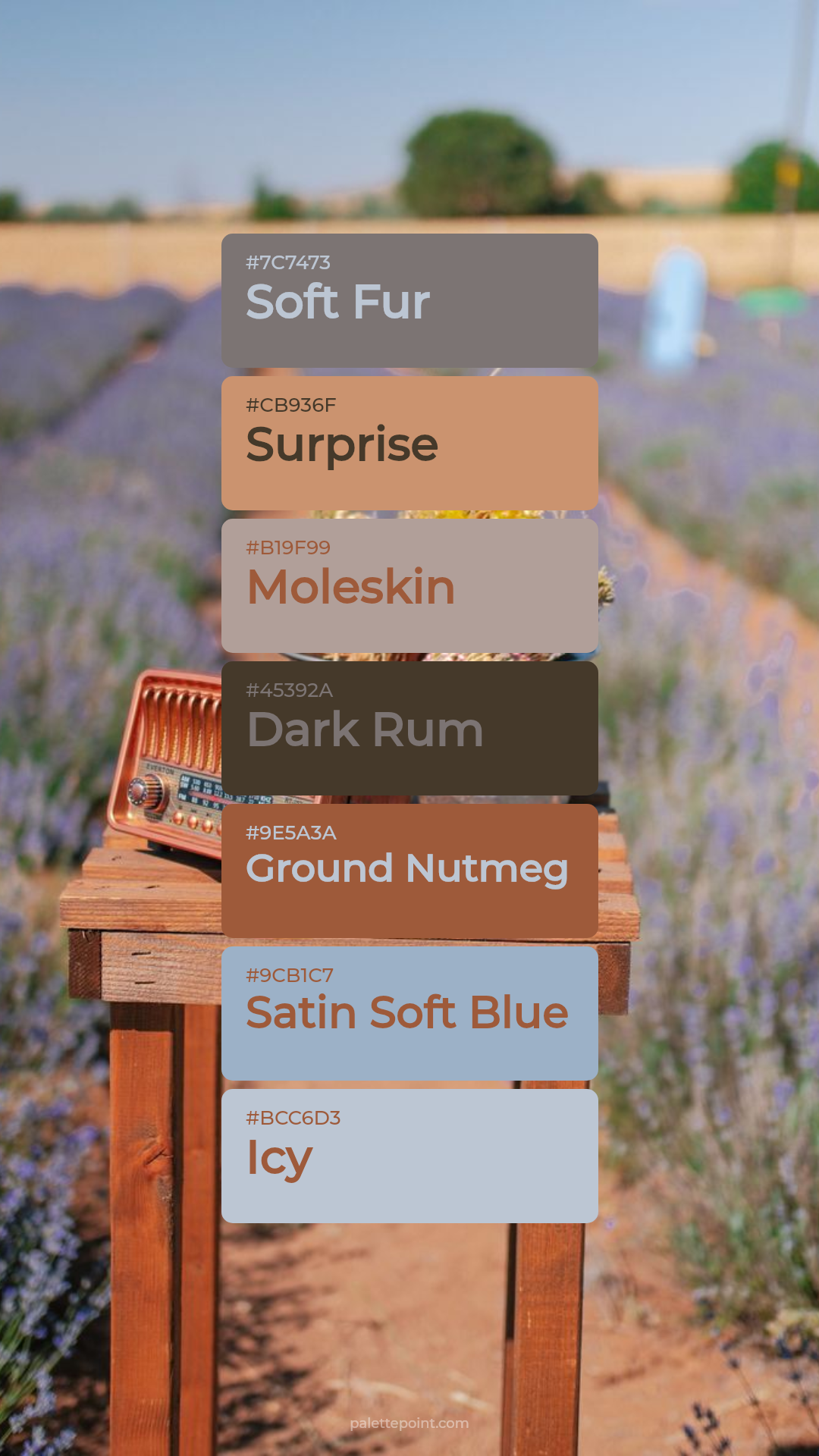 Soft Fur Harmony palette card
