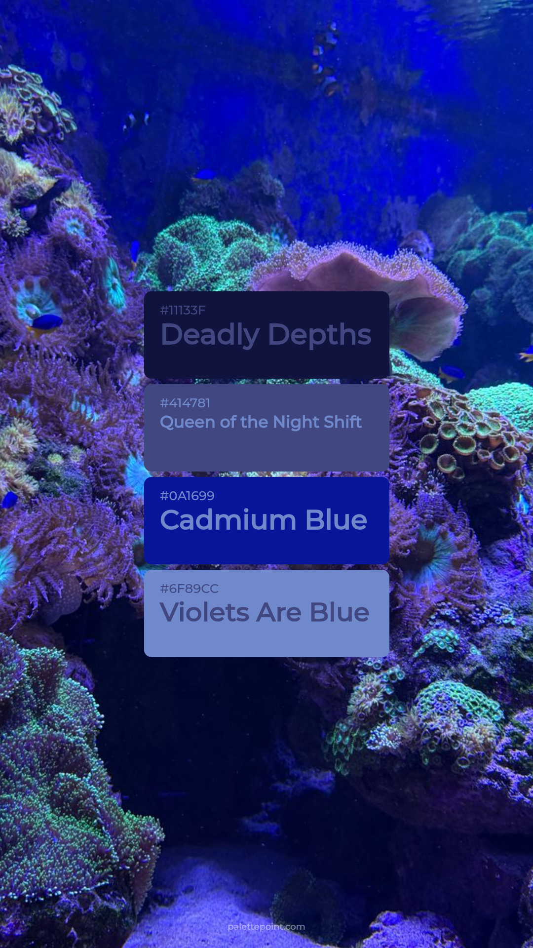 Deadly Depths Blend palette card