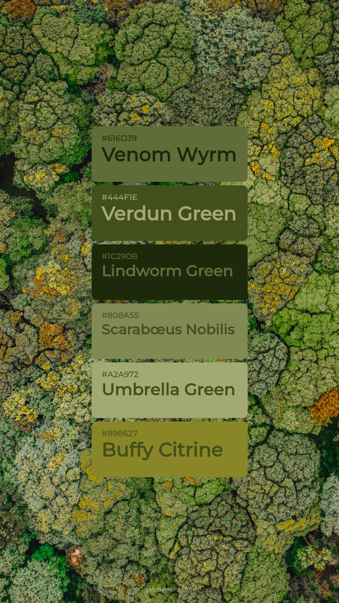 Cool Blend palette card