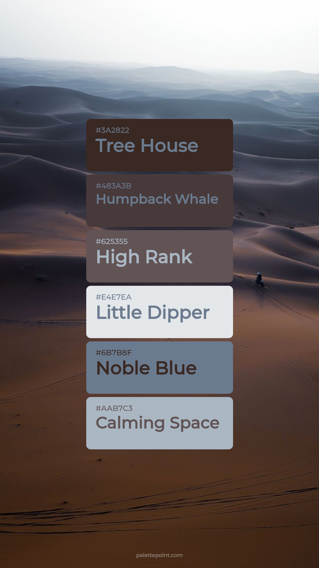 Radiant Tree House Blend palette card