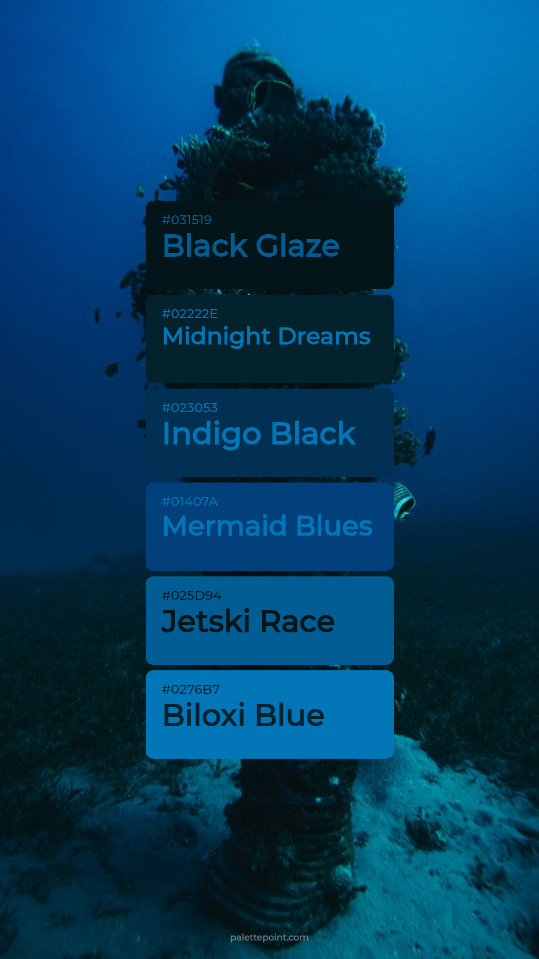 Vivid Composition palette card
