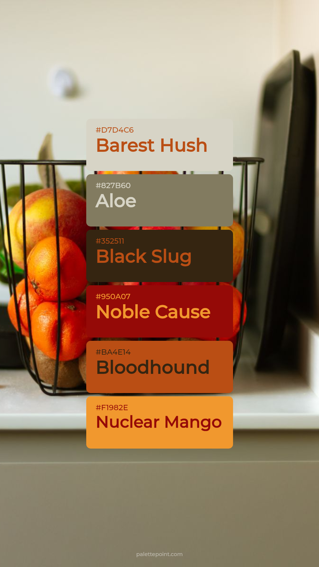 Barest Hush Palette palette card