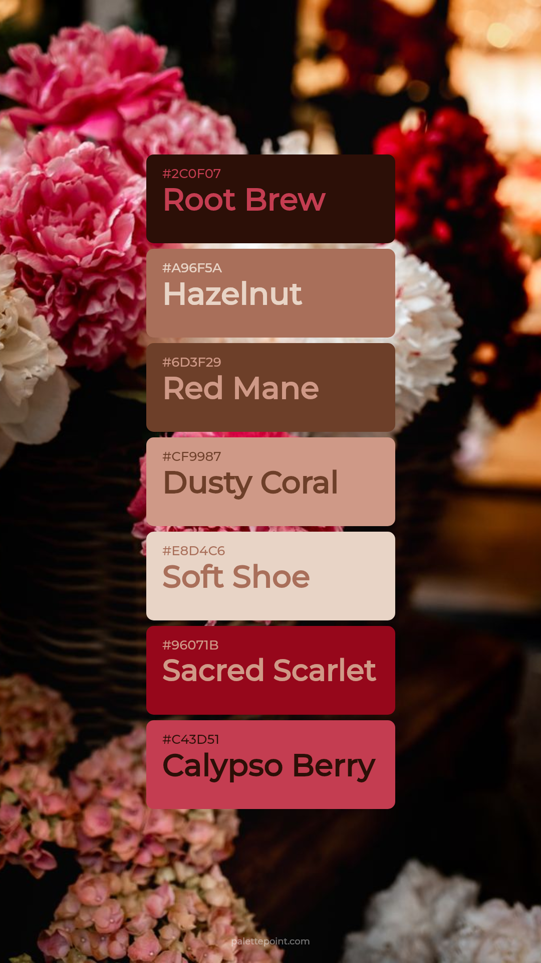 Lush Medley palette card