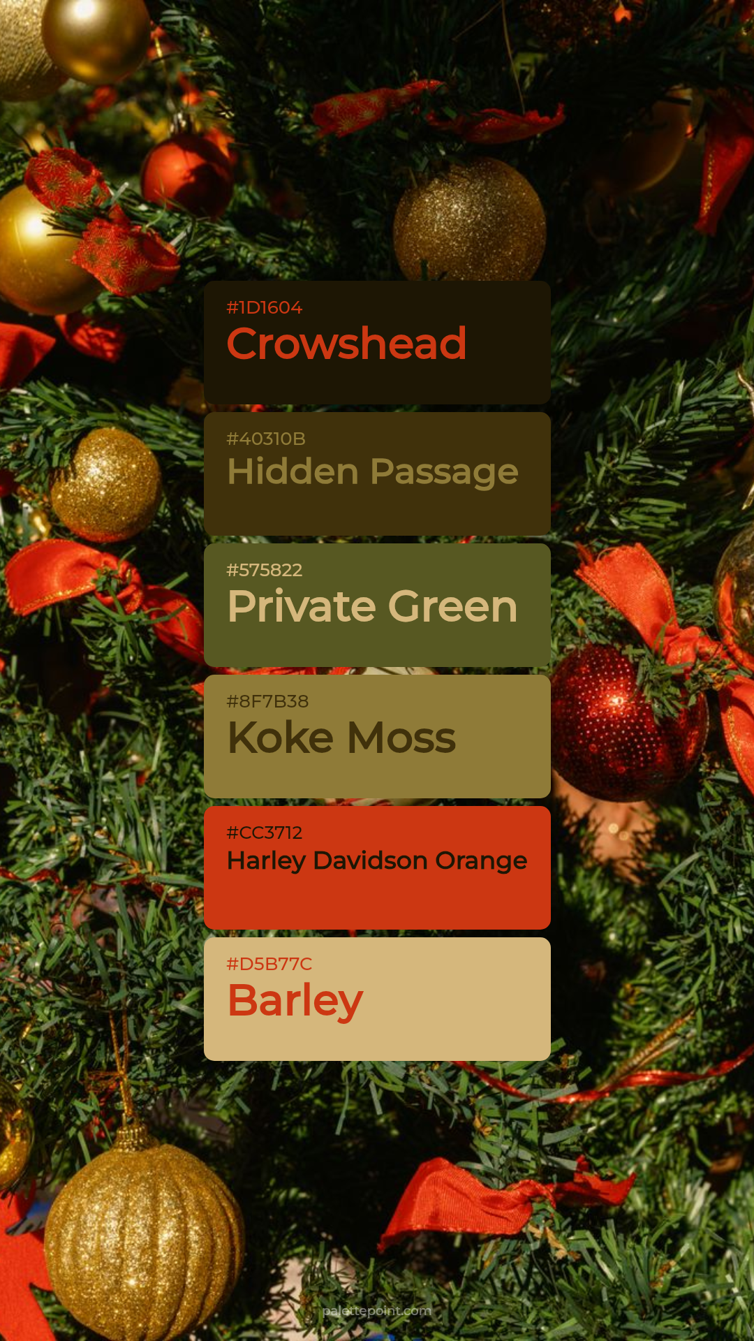 Rich Crowshead Canvas palette card