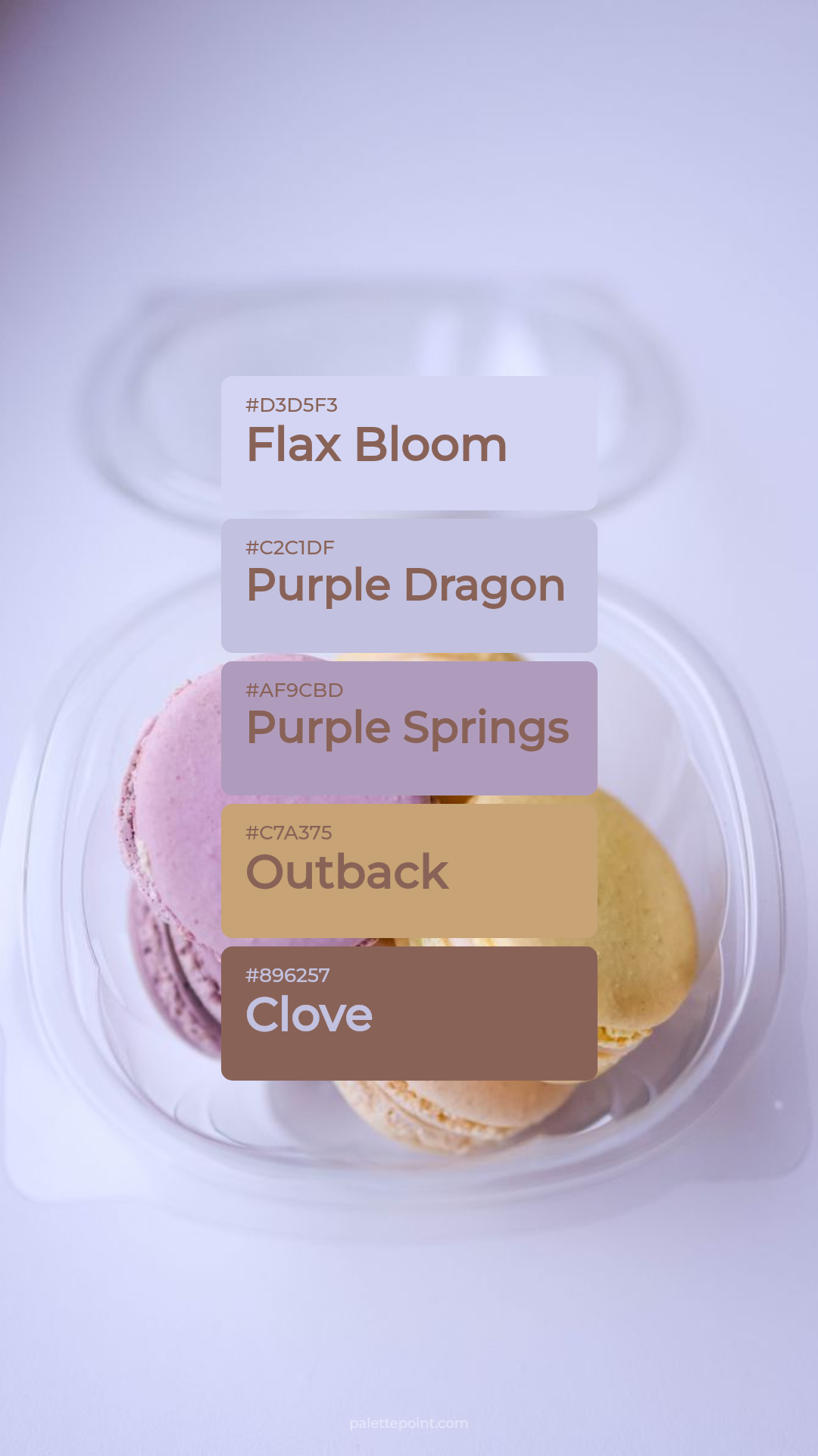 Flax Bloom Medley palette card