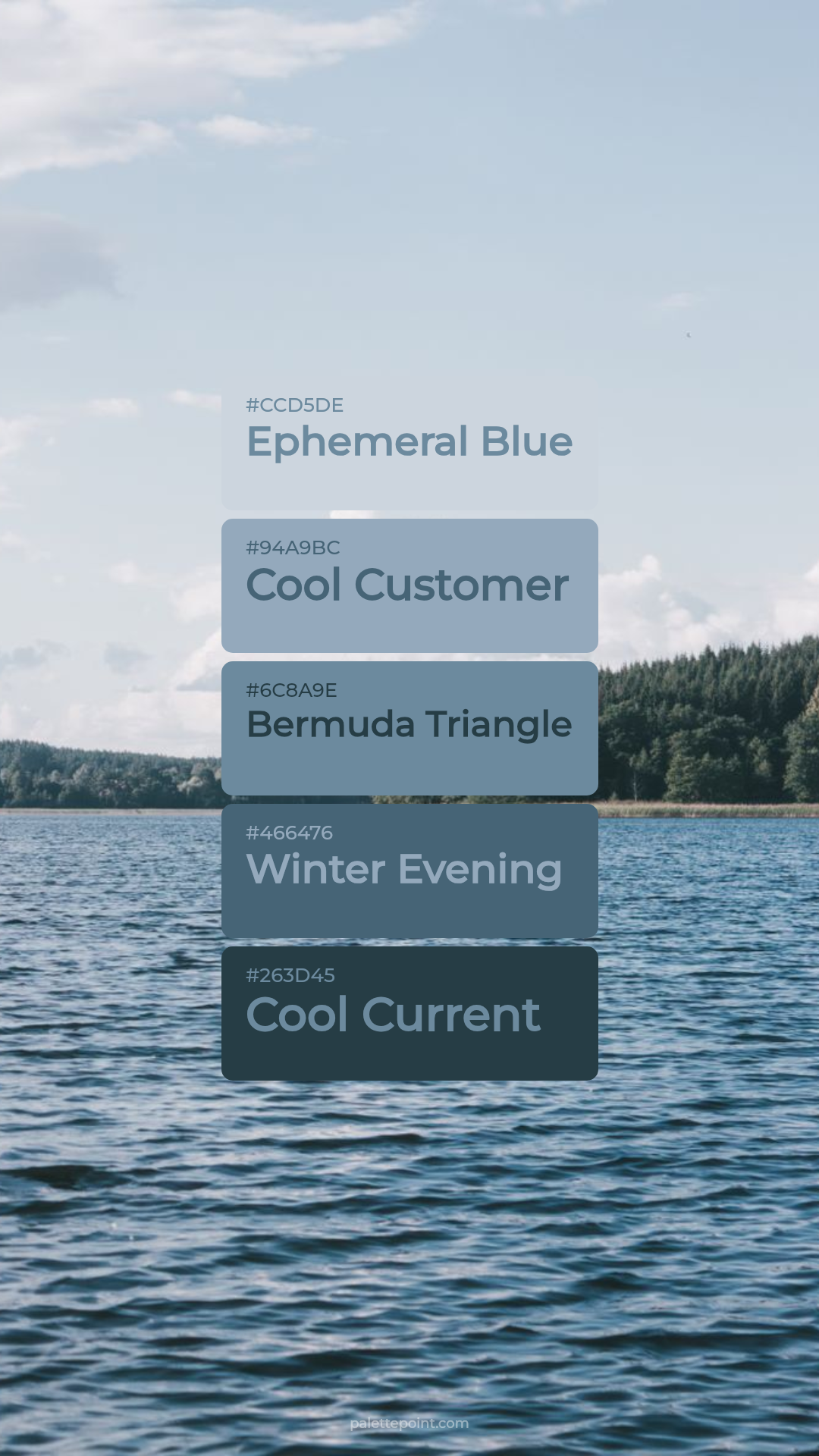 Vivid Ephemeral Blue Spectrum palette card