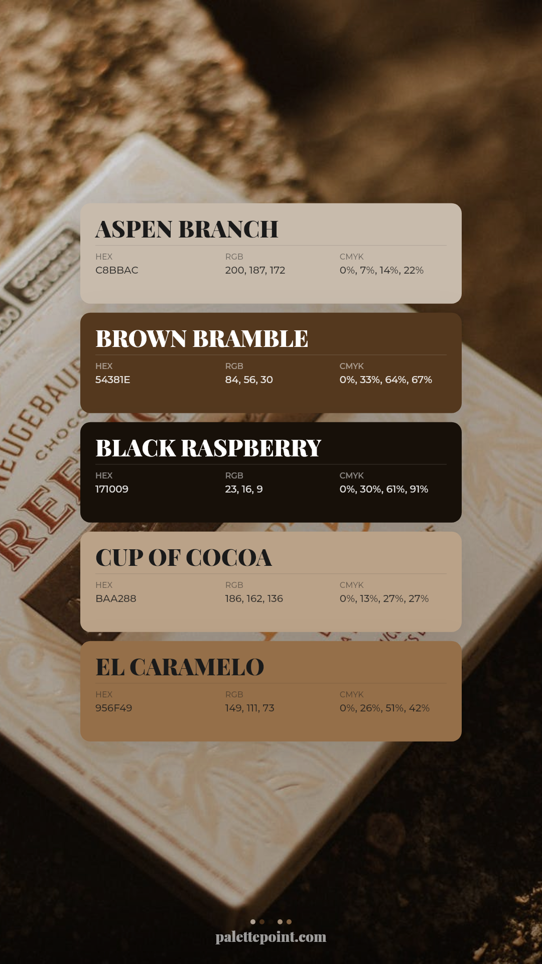 Aspen Branch Tones palette card