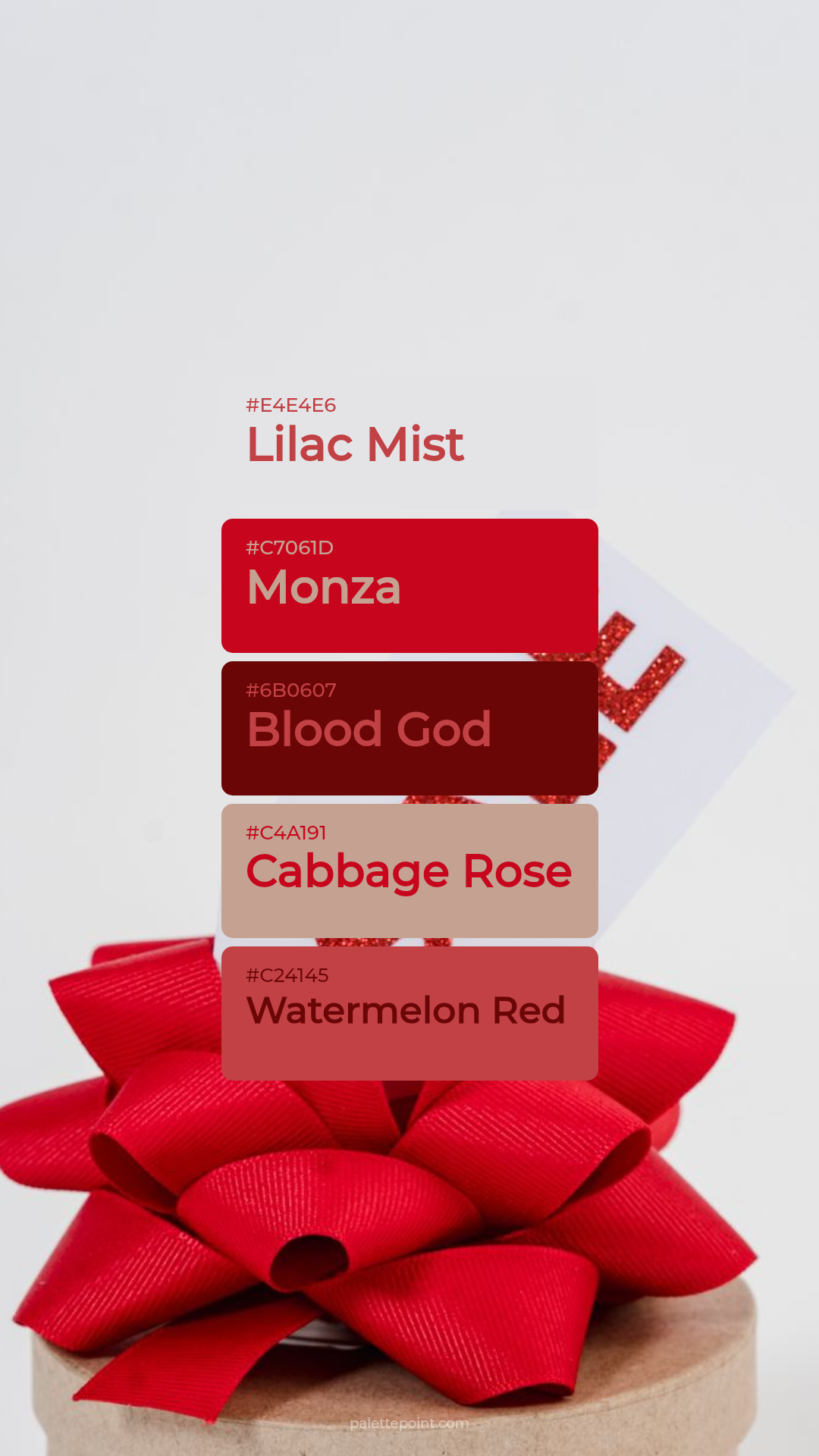 Lilac Mist Harmony palette card