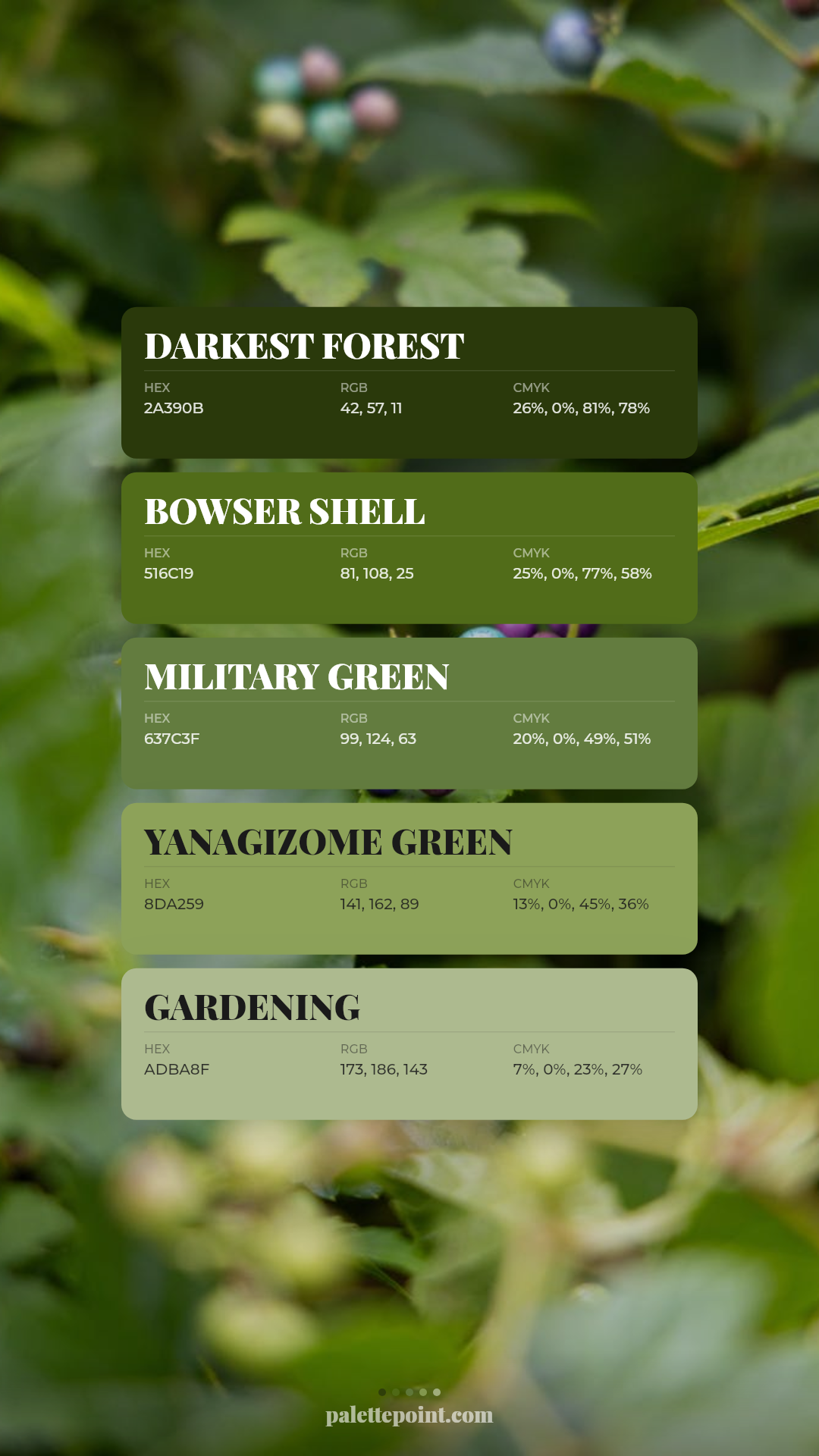 Darkest Forest Medley card