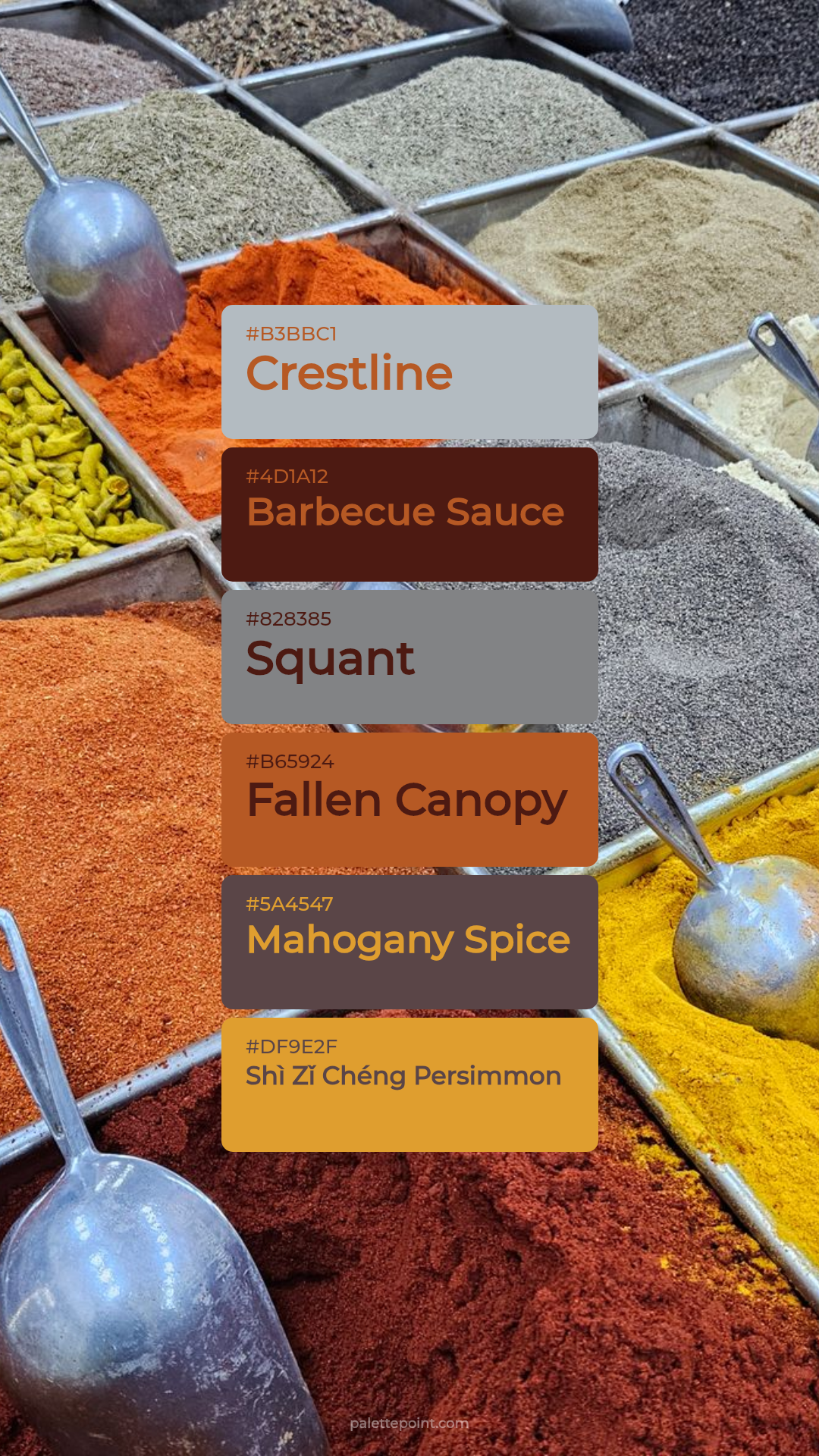 Crestline Composition palette card