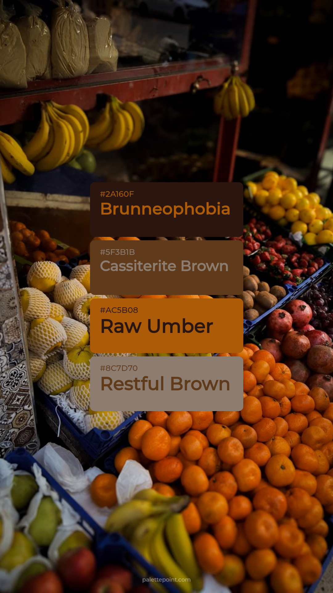 Soft Brunneophobia Palette palette card