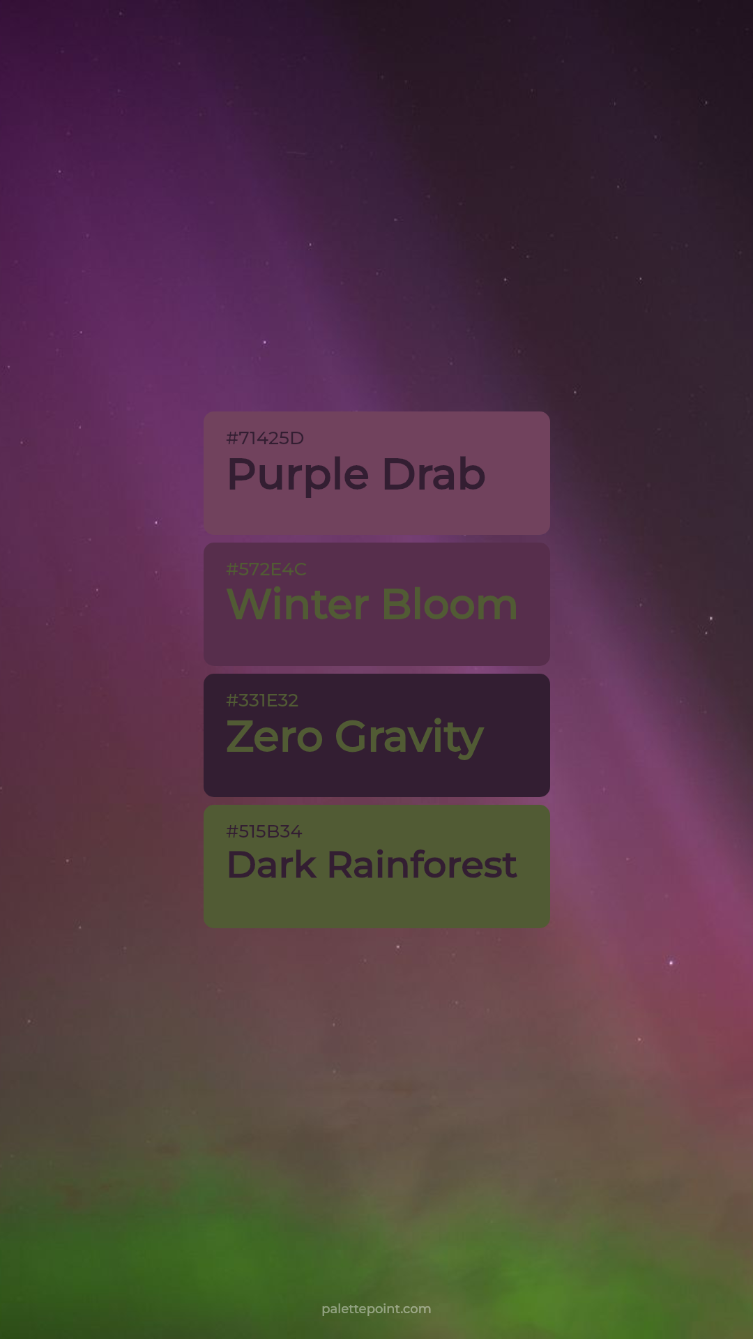Purple Drab Palette palette card