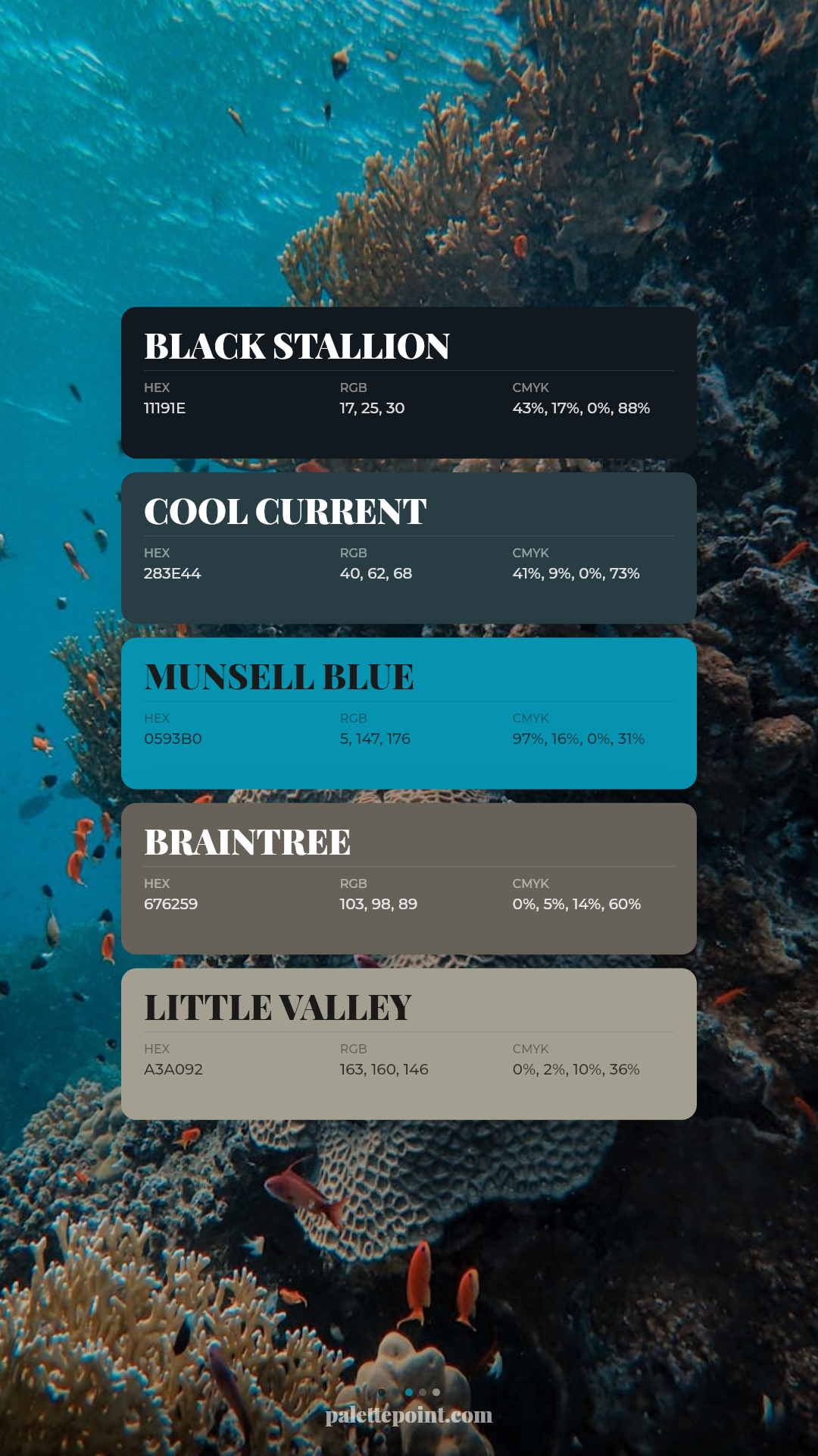 Delicate Palette palette card
