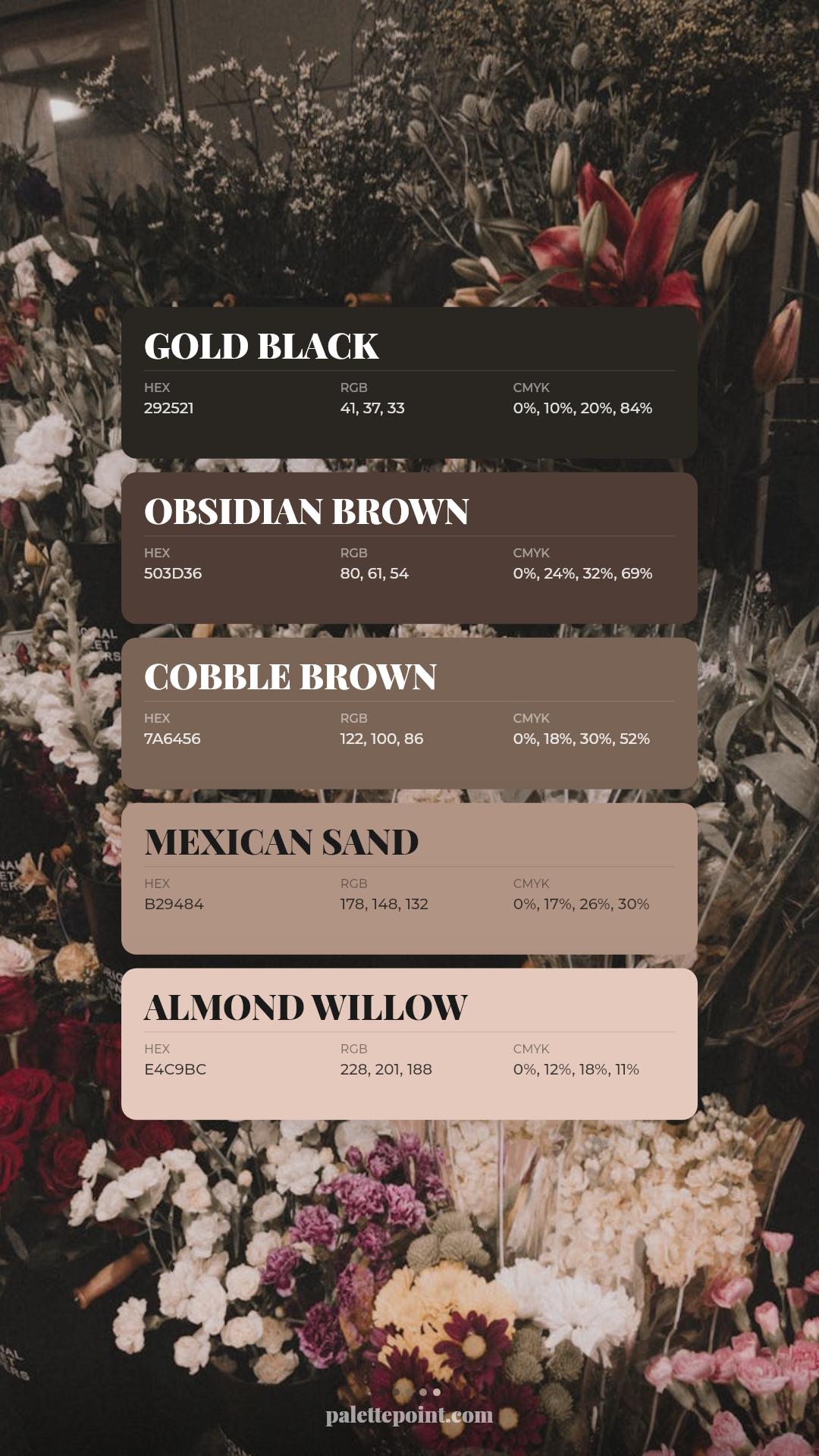 Gold Black Blend card