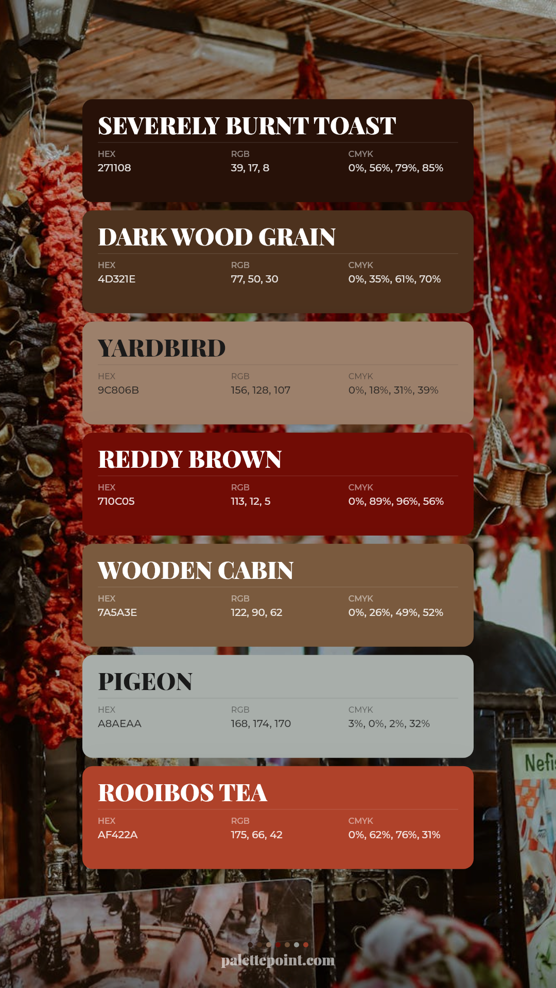 Elegant Blend palette card