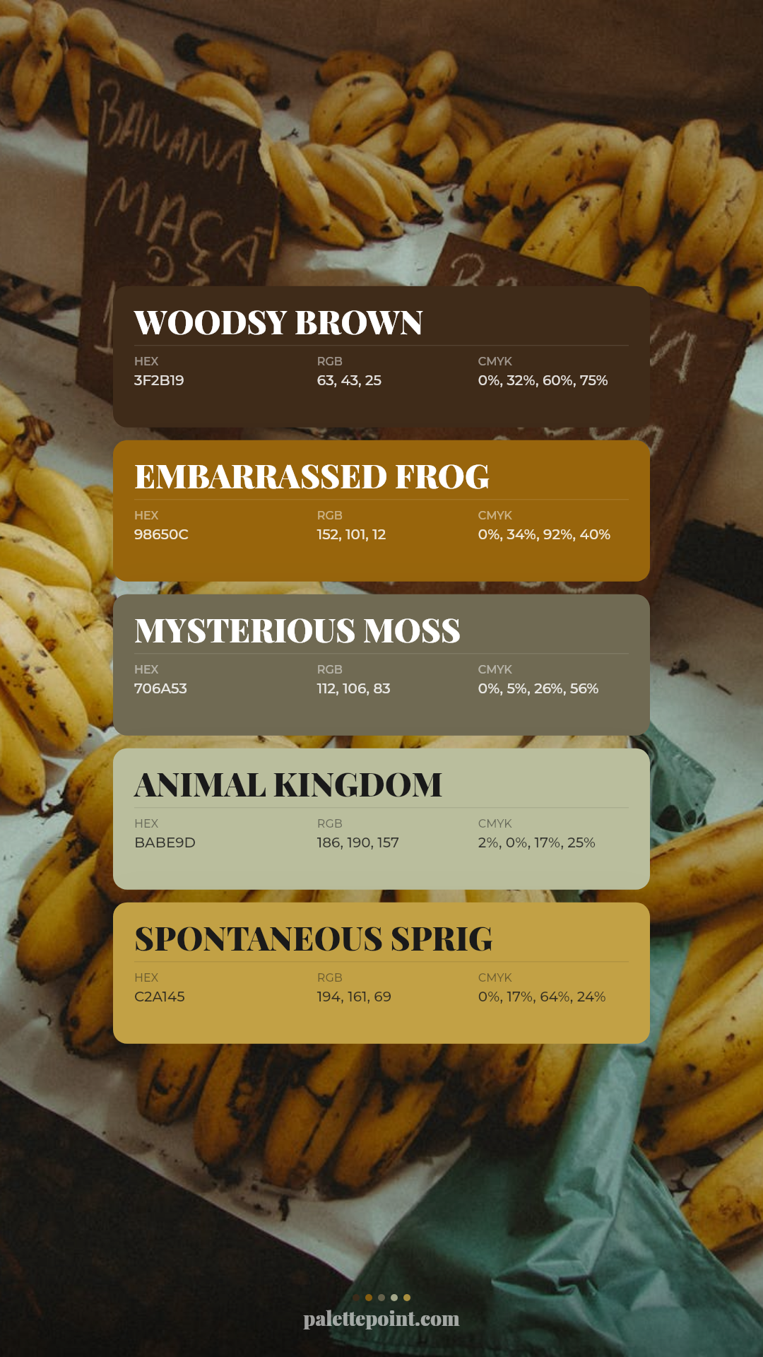 Woodsy Brown & Embarrassed Frog card