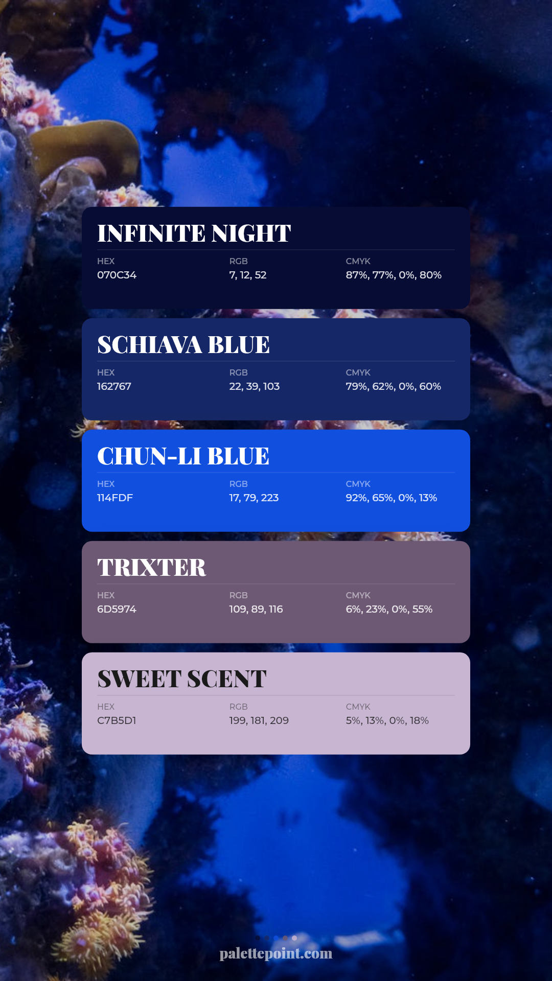 Infinite Night & Schiava Blue card