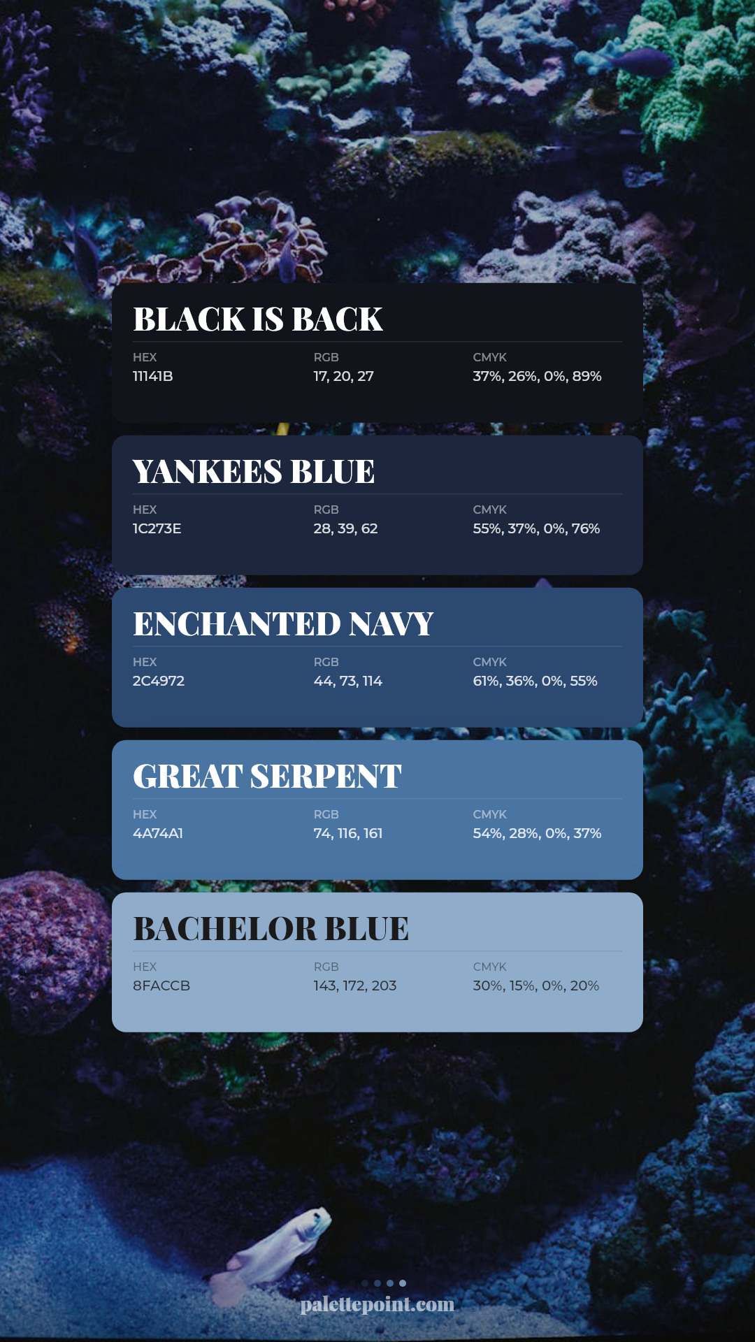Serene Black Is Back Hues card