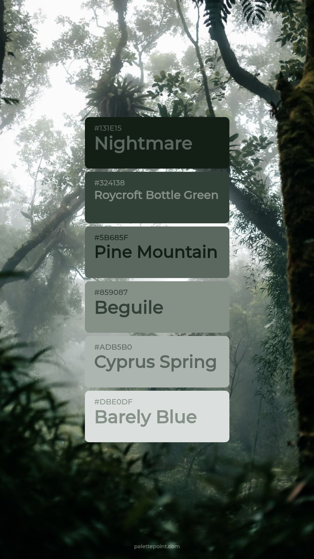 Nightmare Palette palette card