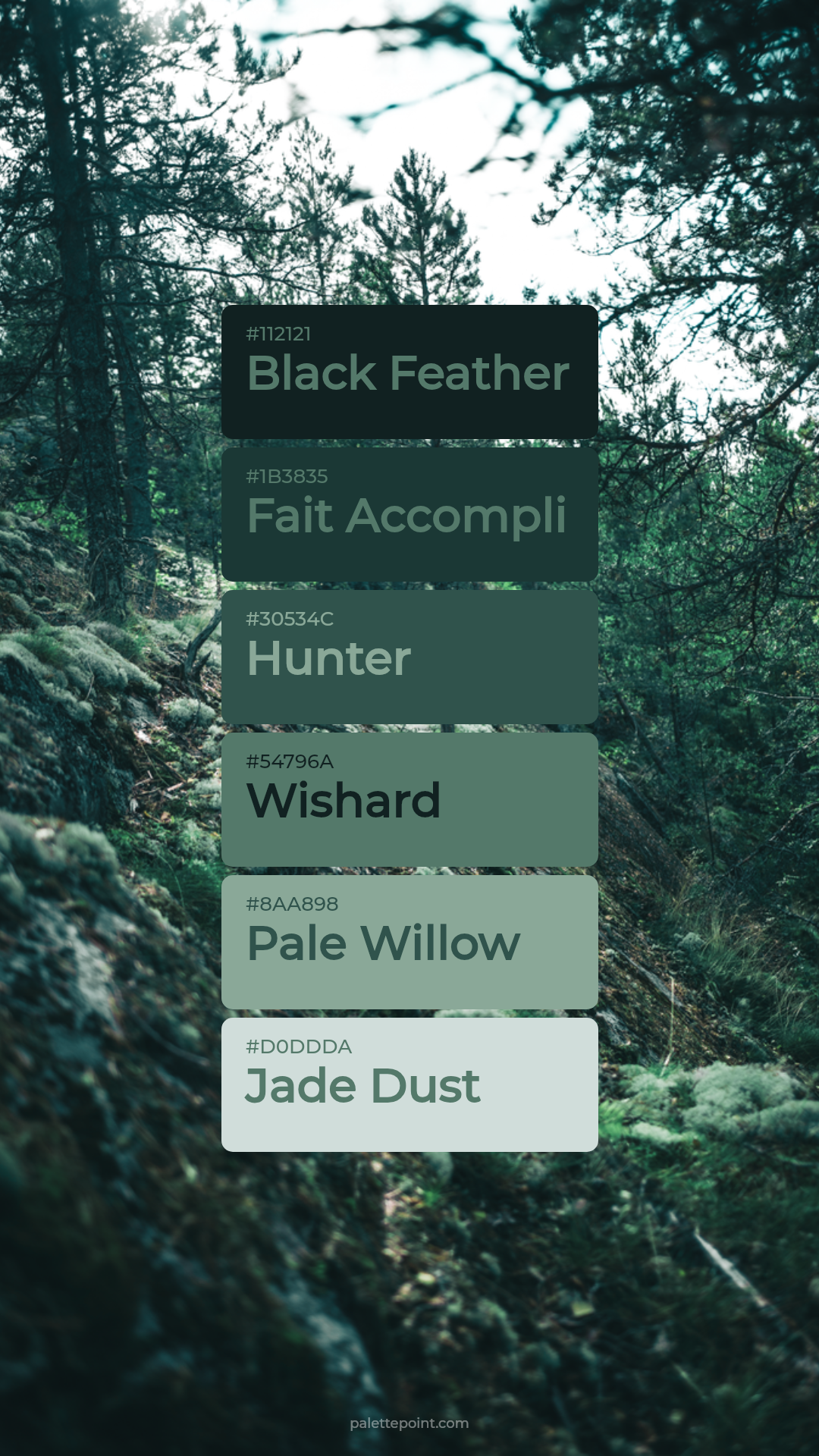 Bold Spectrum palette card