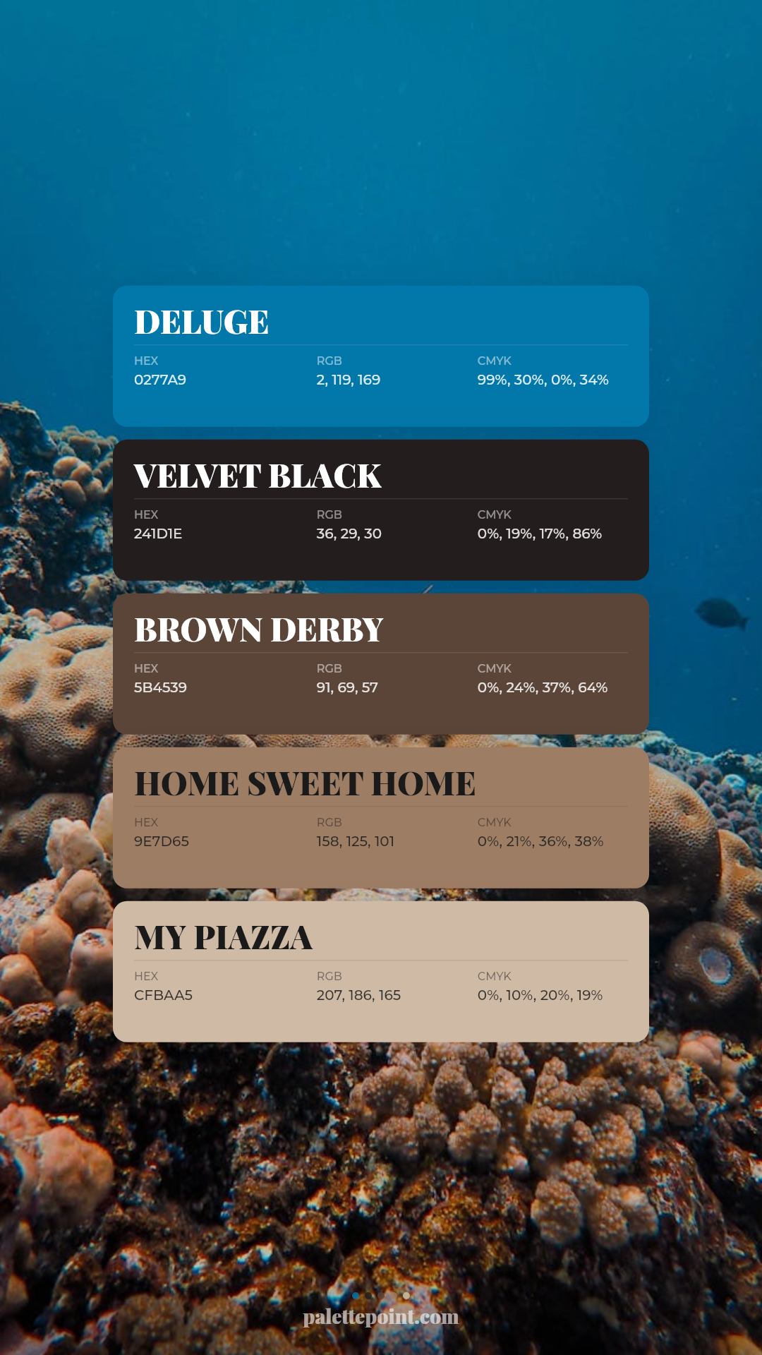 Deluge Spectrum palette card