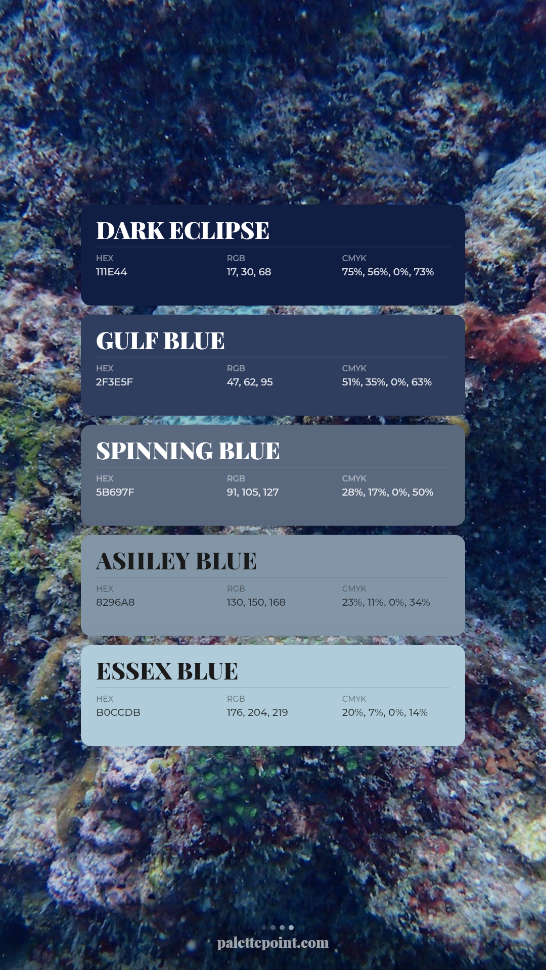 Dark Eclipse & Gulf Blue card