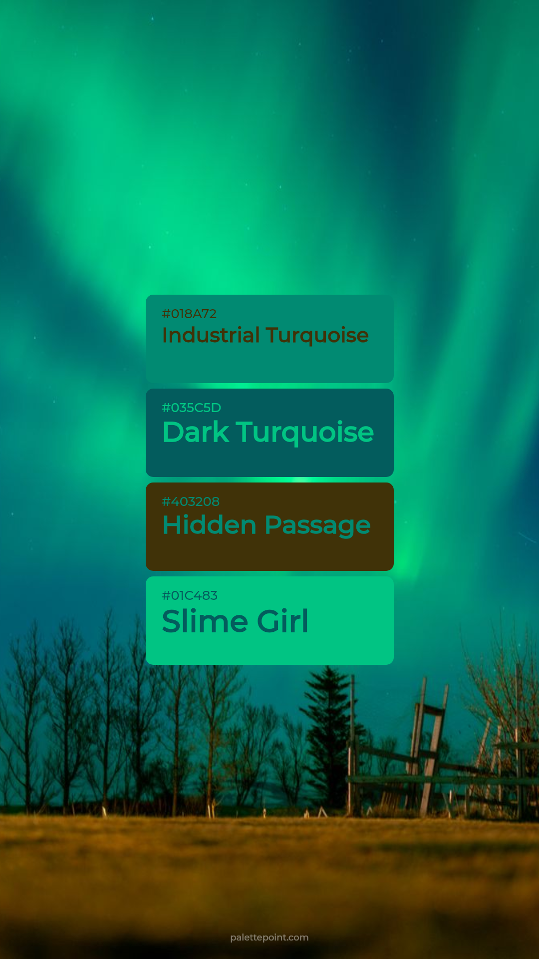 Tranquil Mood palette card