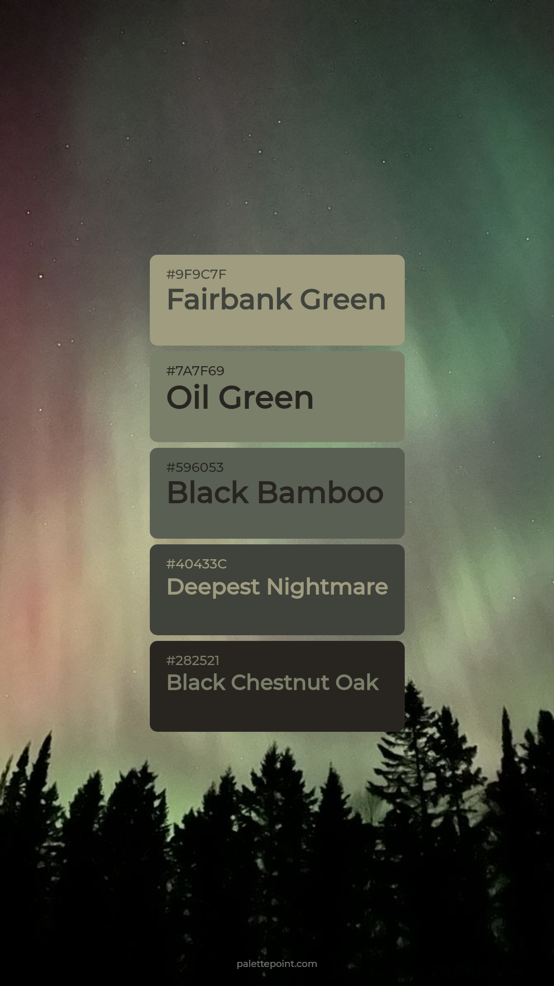 Lush Fairbank Green Canvas palette card