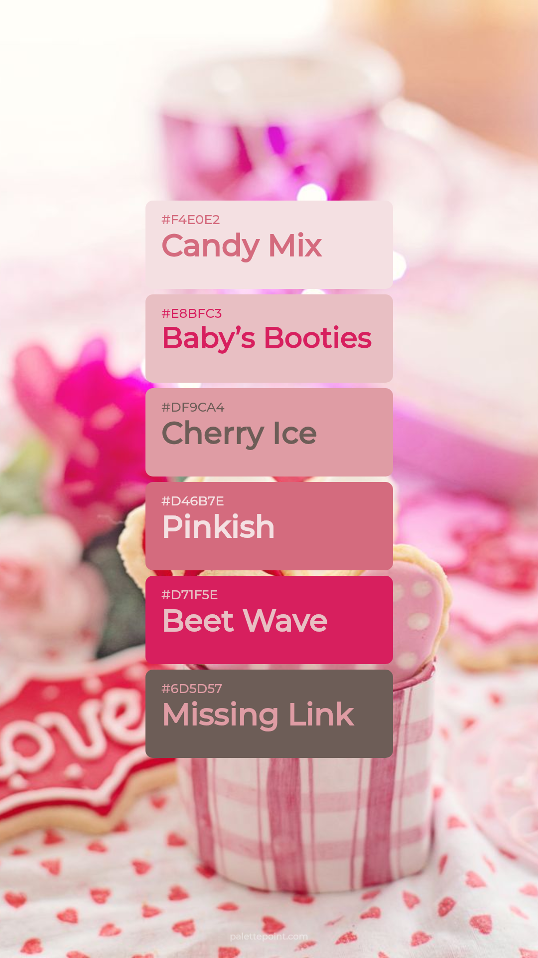 Candy Mix & Baby’s Booties palette card