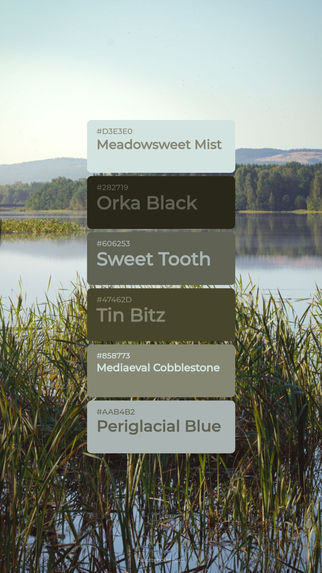 Vibrant Meadowsweet Mist Essence palette card