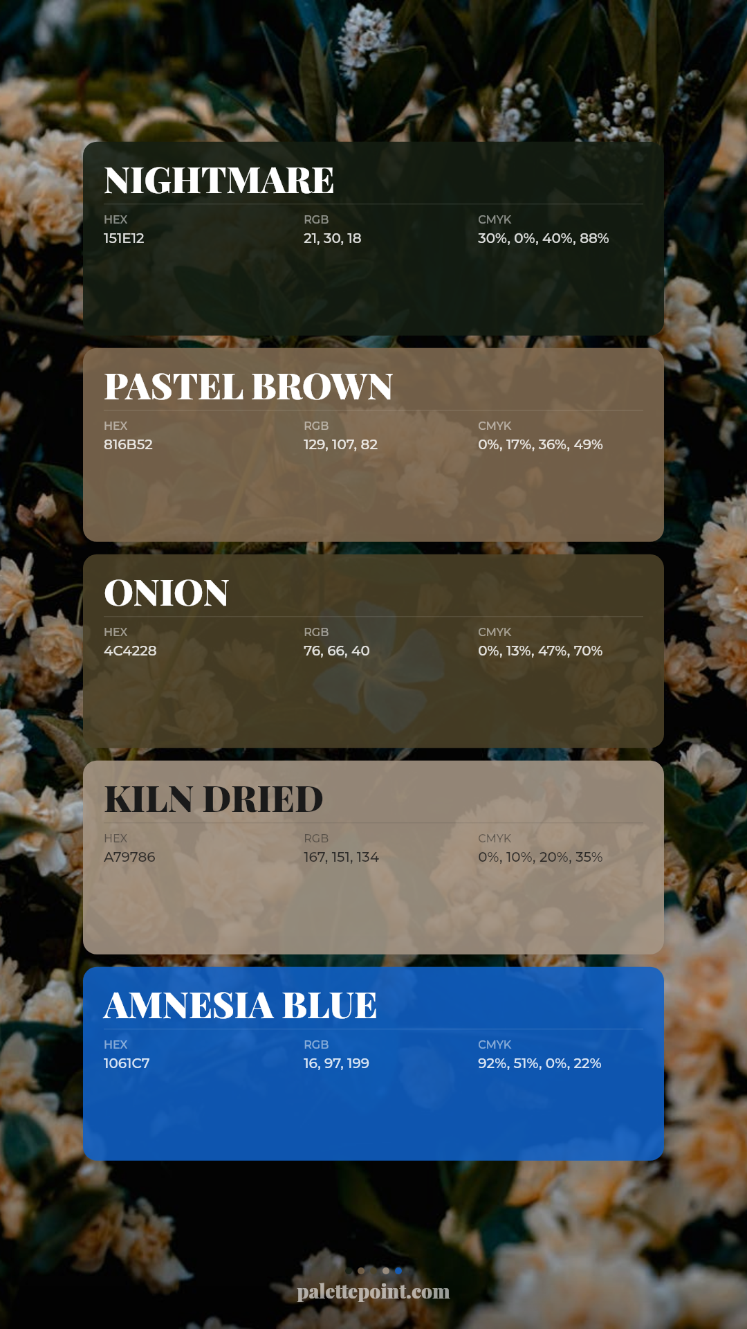 Subtle Essence palette card