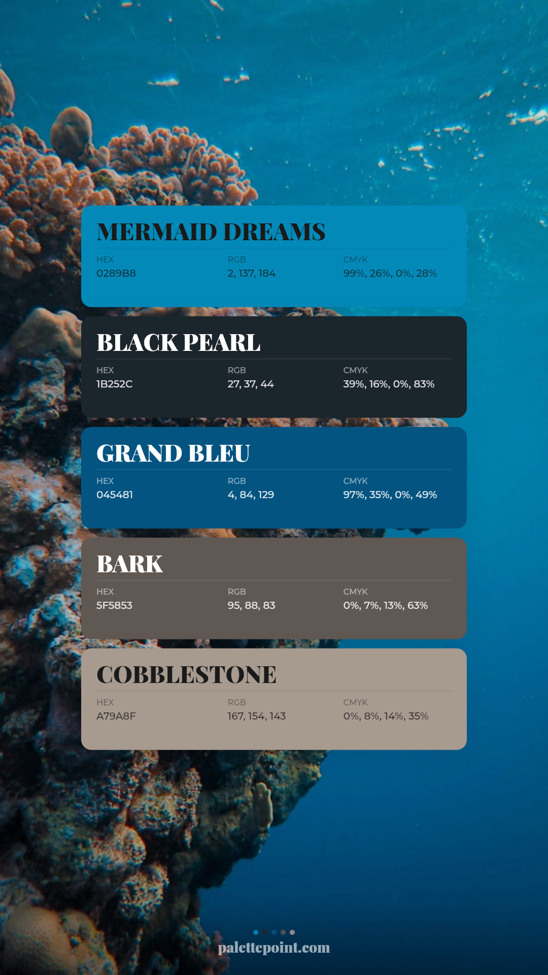 Subtle Palette card