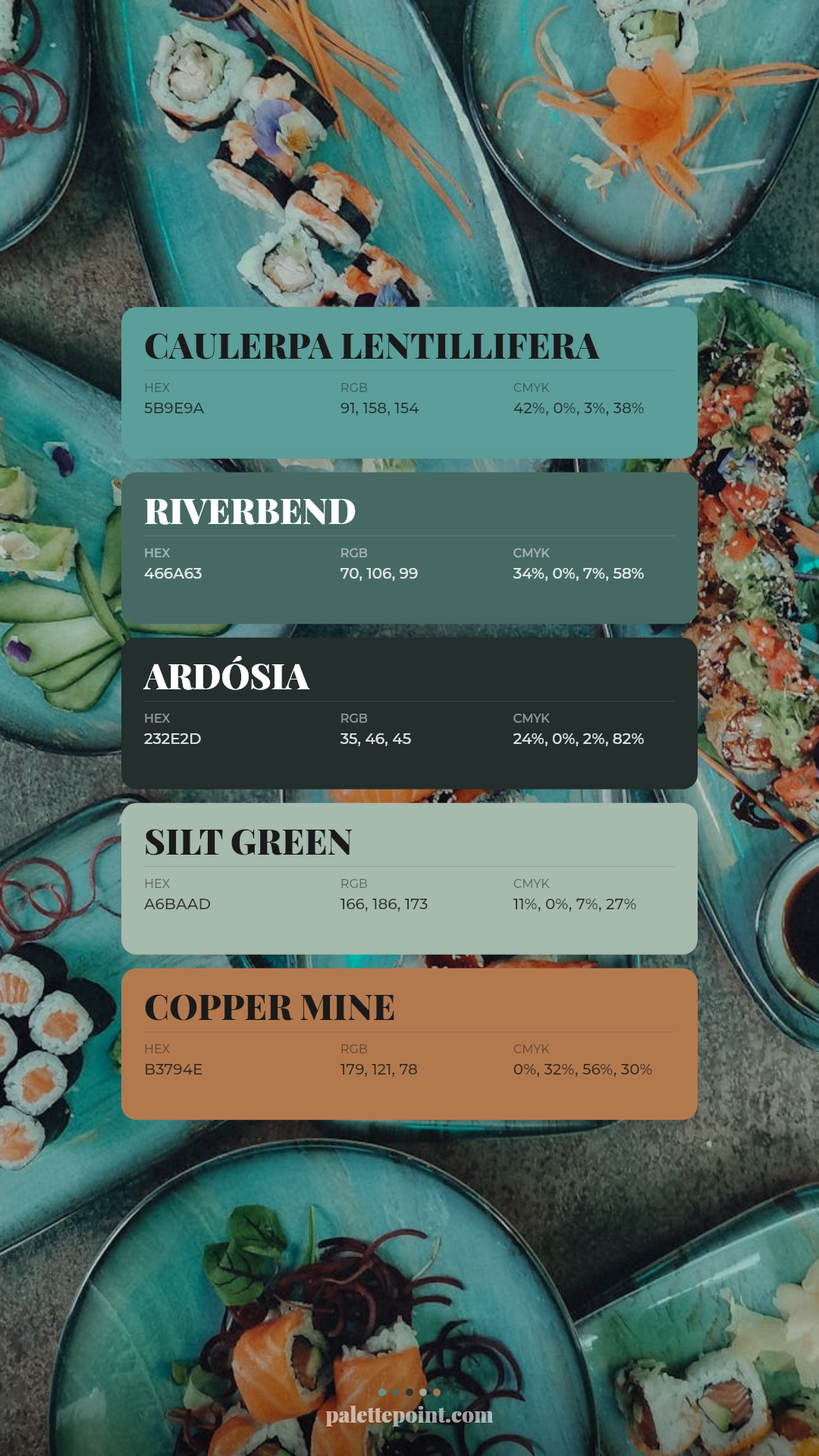 Subtle Palette card
