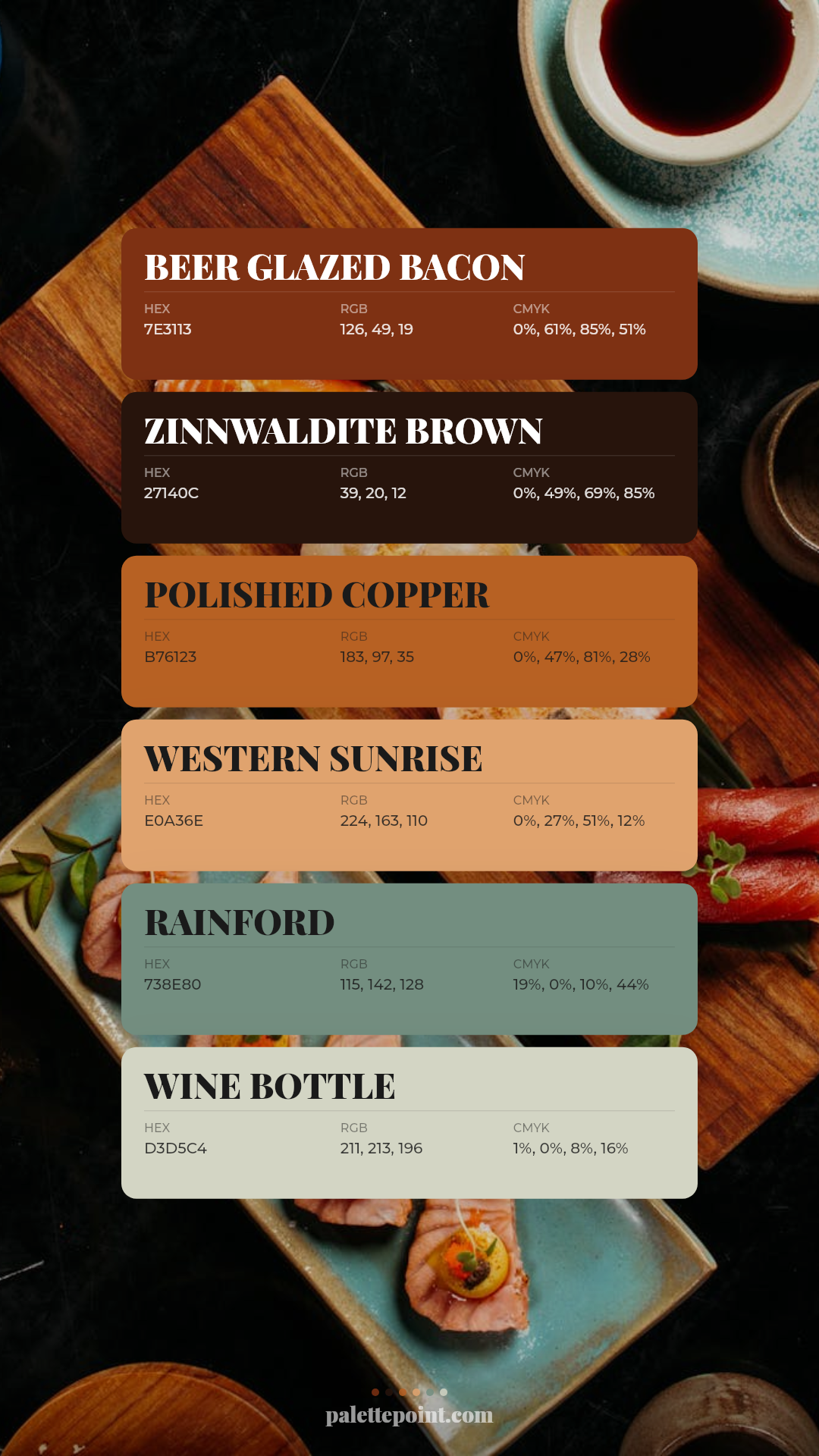 Beer Glazed Bacon Canvas card