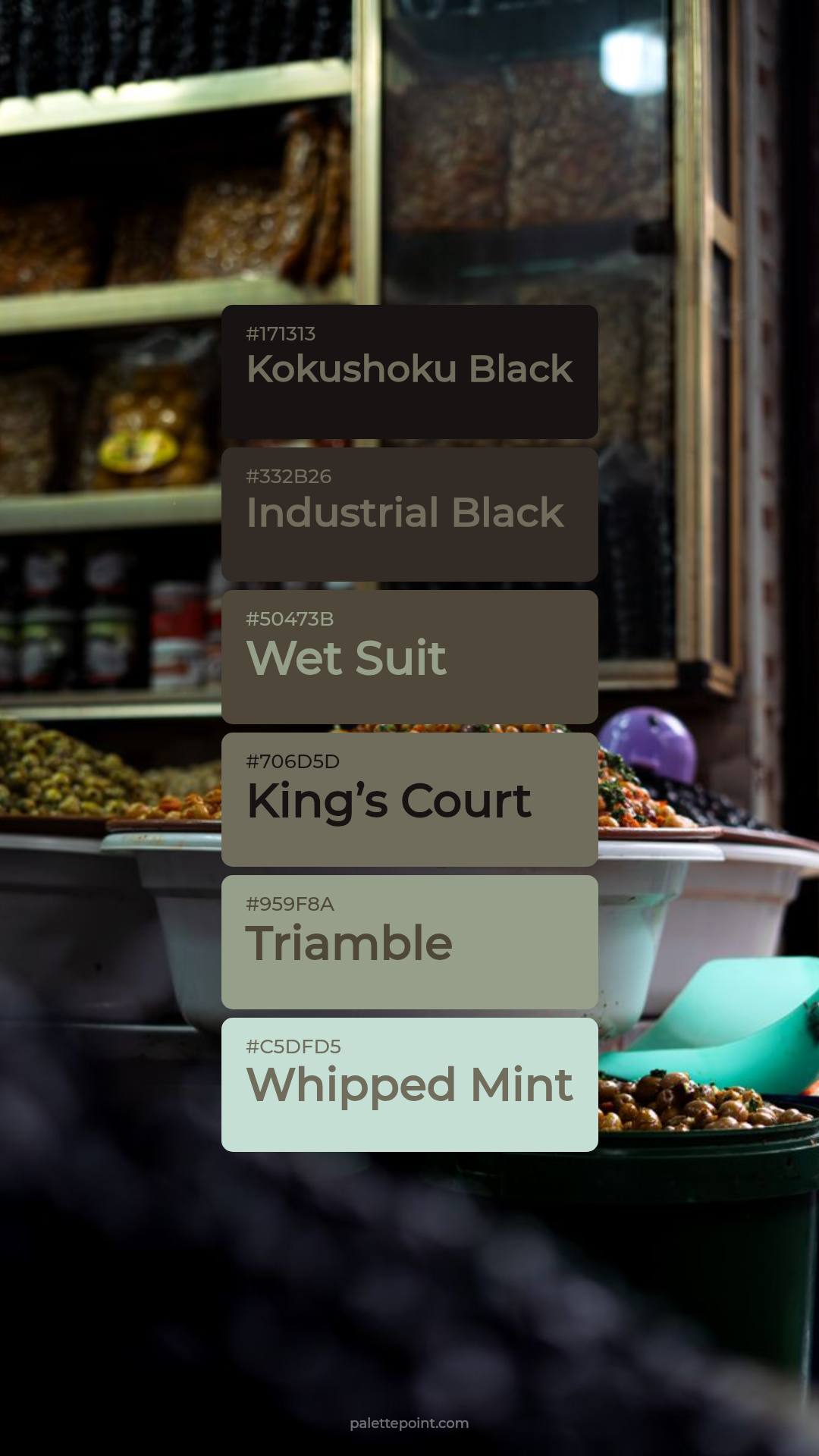 Warm Kokushoku Black Essence palette card