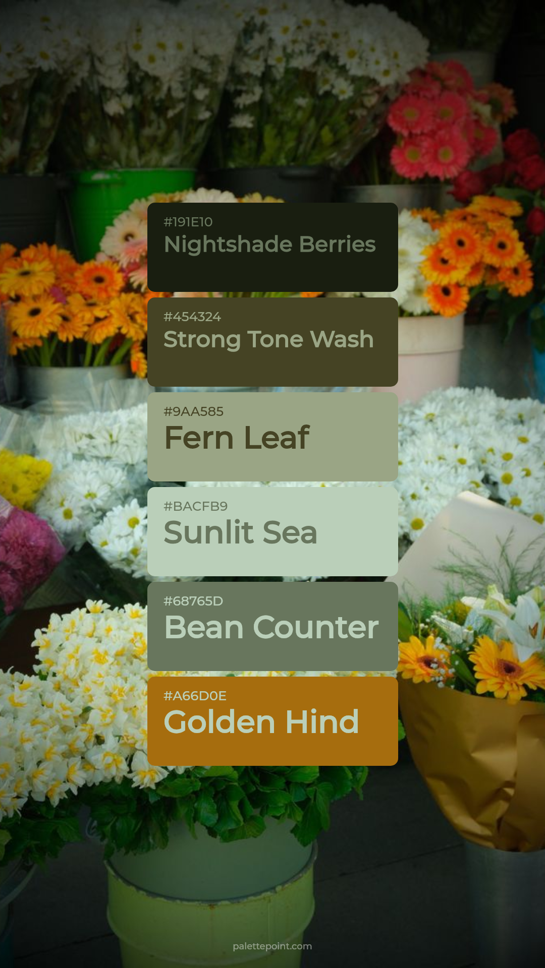 Vivid Nightshade Berries Blend palette card